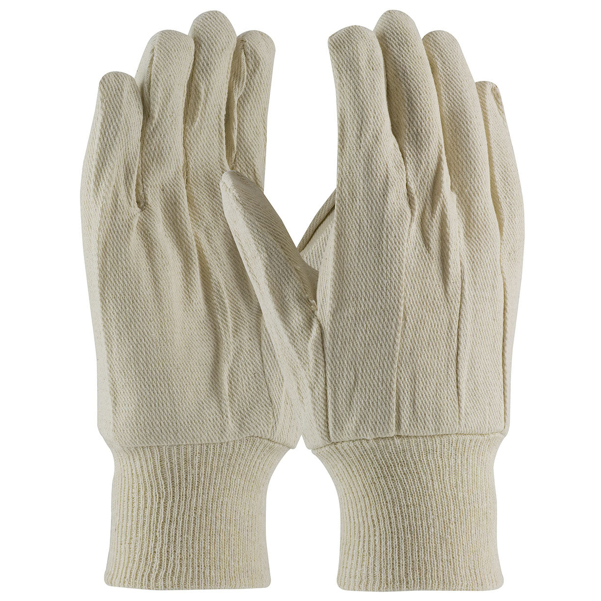 Knitwrist Cotton Gloves - PIP - Natural Canvas Comfort