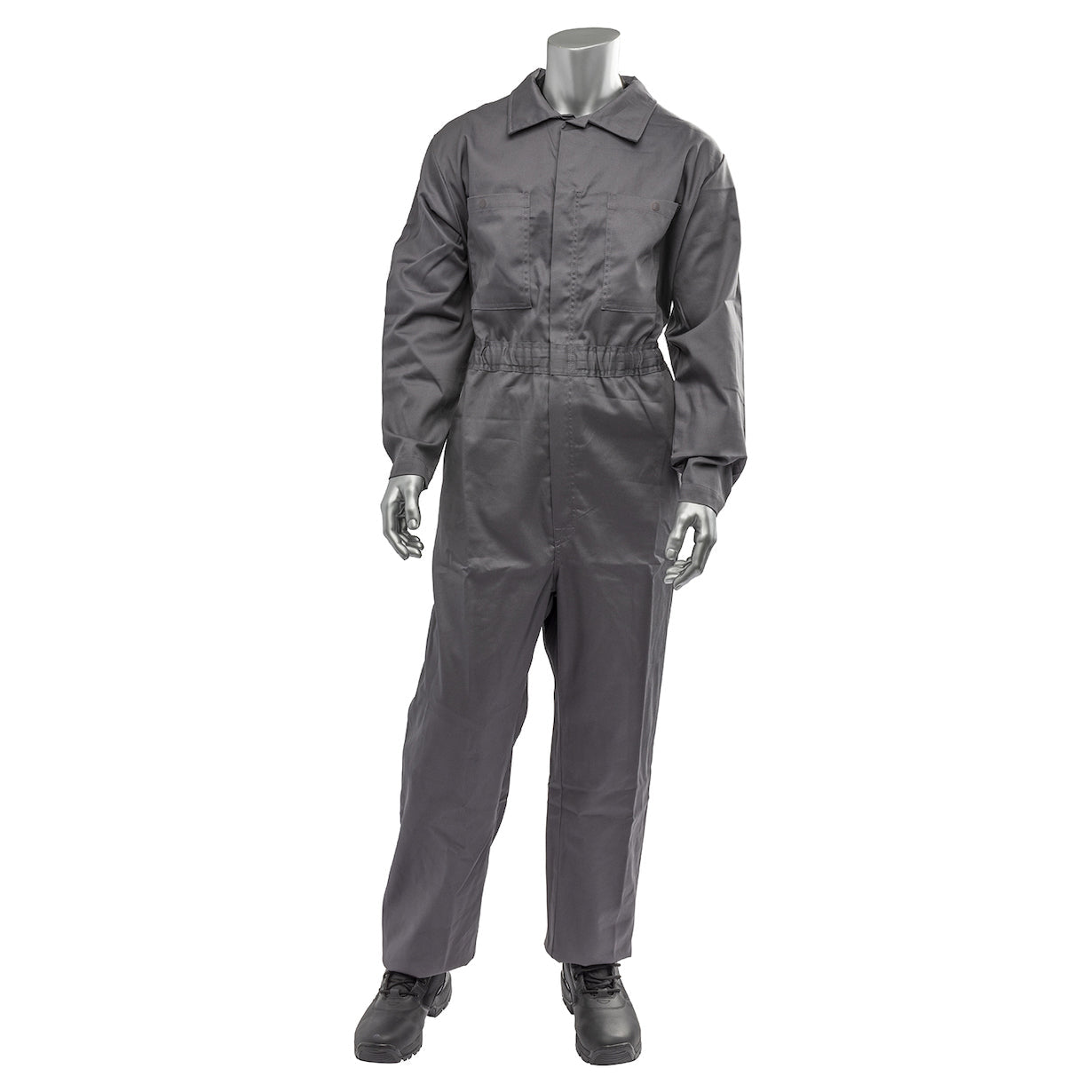 Gray Coveralls - PIP - Dual Certified Economy Safety