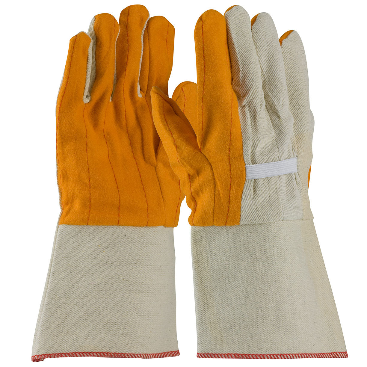 Yellow/Tan Cotton Gloves - PIP - Premium Grade Protection