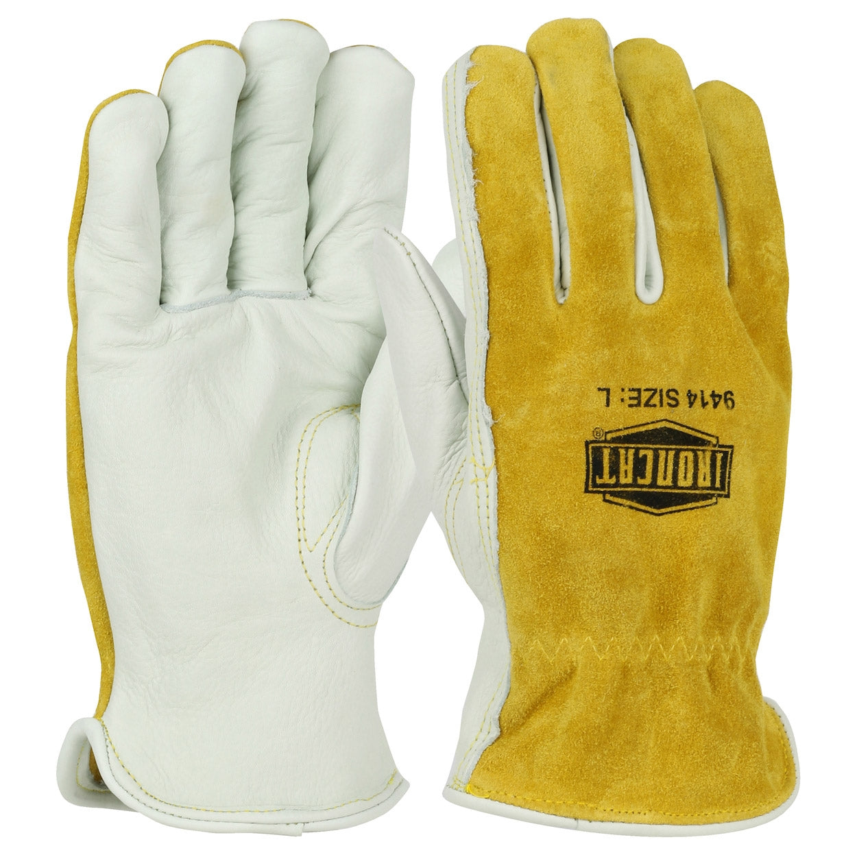 Keystone Thumb Leather Gloves - PIP - Durable Cowhide