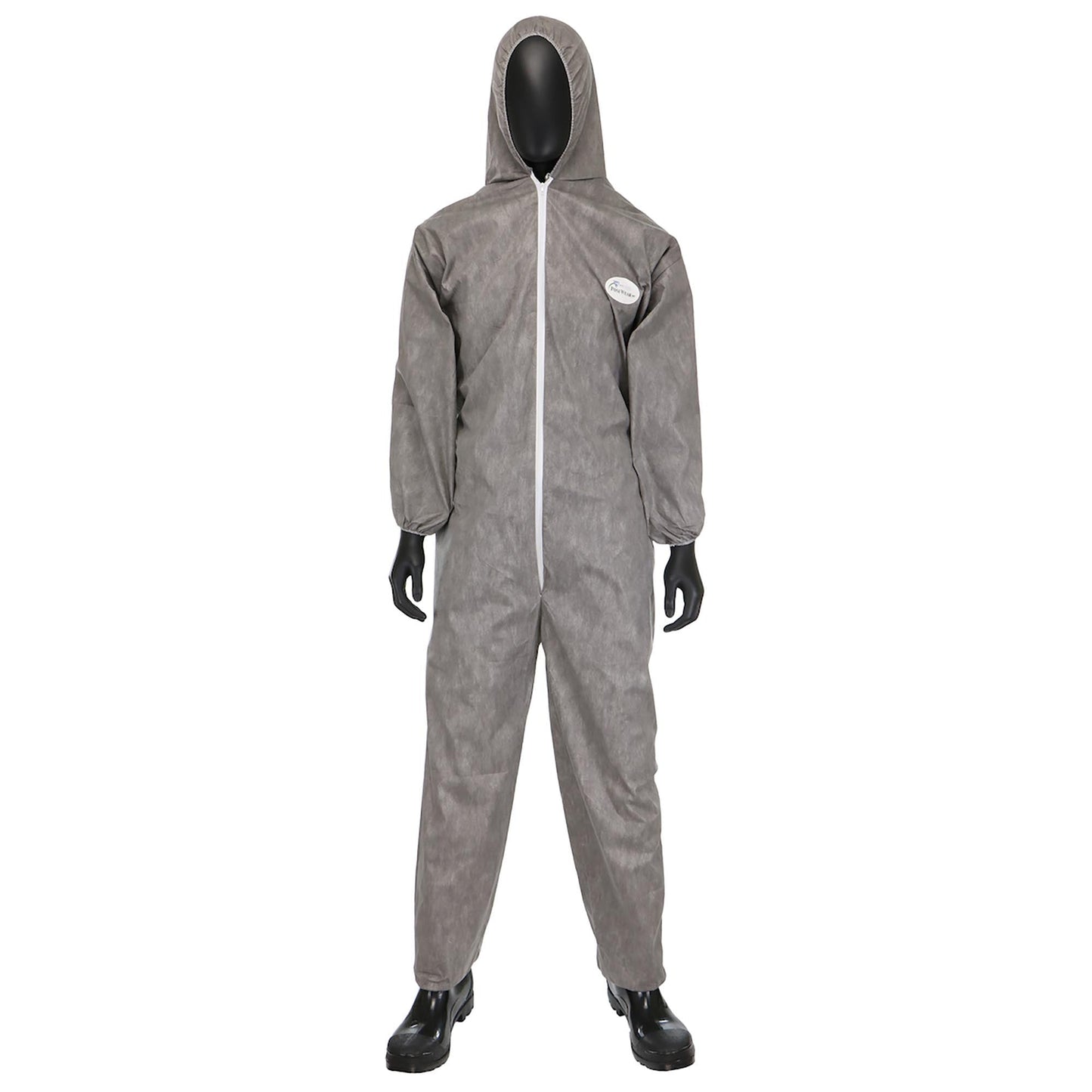 Gray Coveralls - PIP - Protective Fabric
