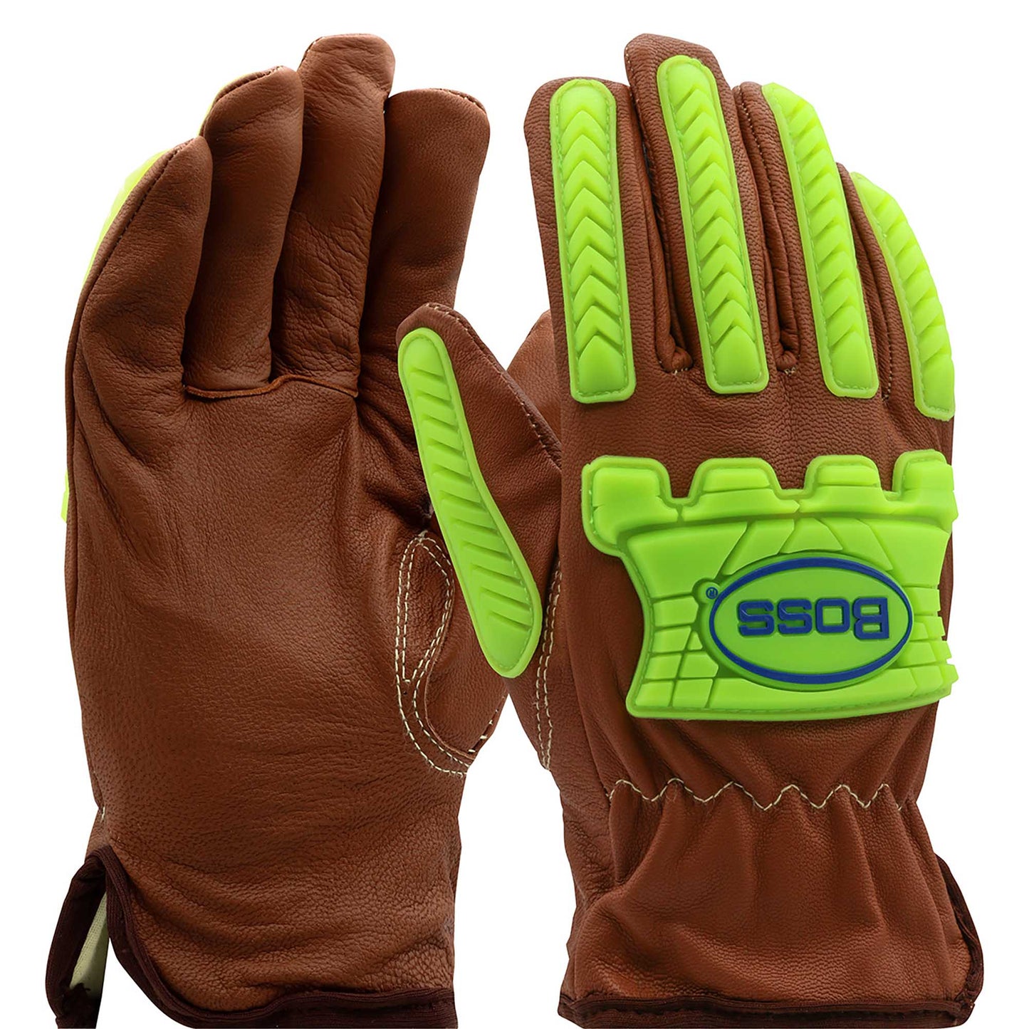 TPR Impact Protection Leather Gloves - PIP - Durable Design