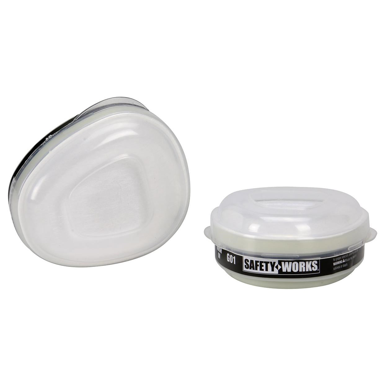 White Respirator Filters - PIP - NIOSH Approved Design