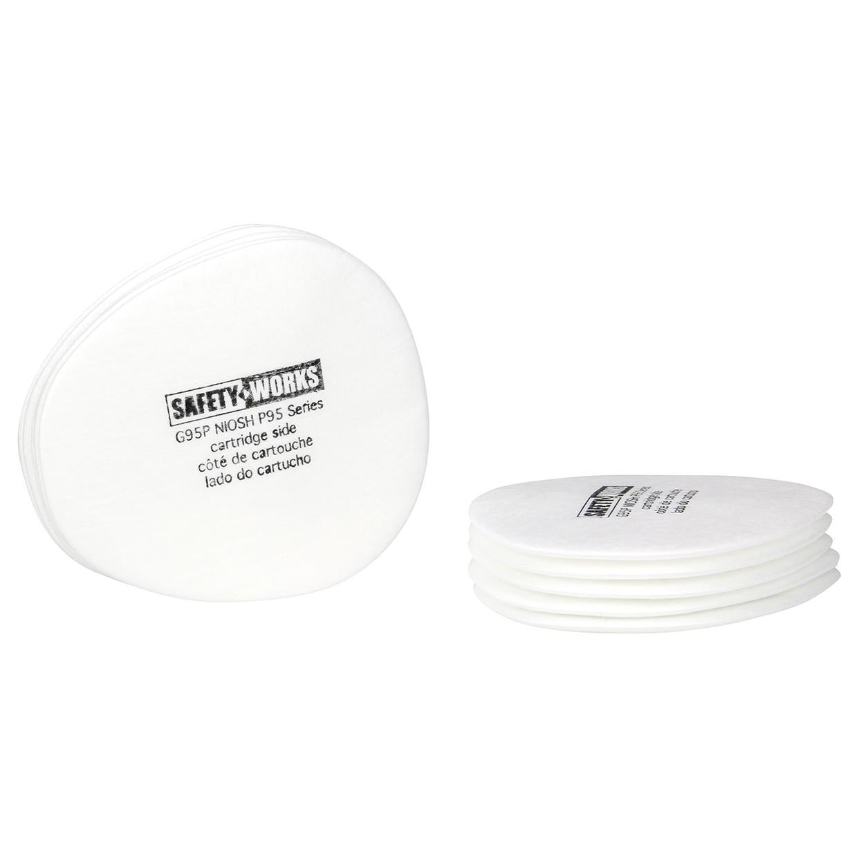 White Respirator Filters - PIP - Efficient Protection