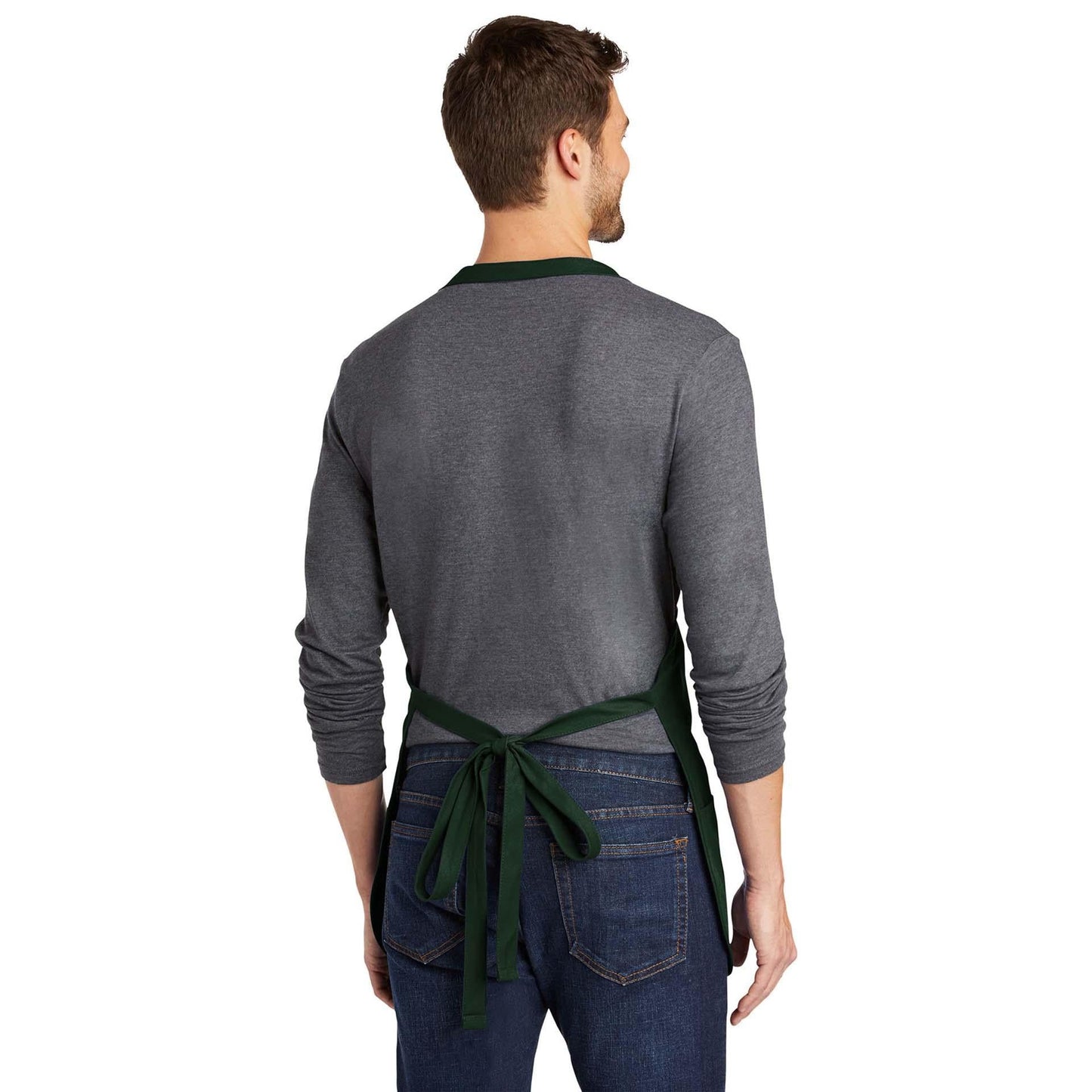Classic Navy Apron - Port Authority - Stain Resistant