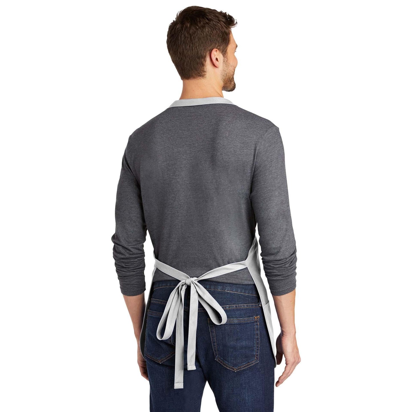 Classic Navy Apron - Port Authority - Stain Resistant