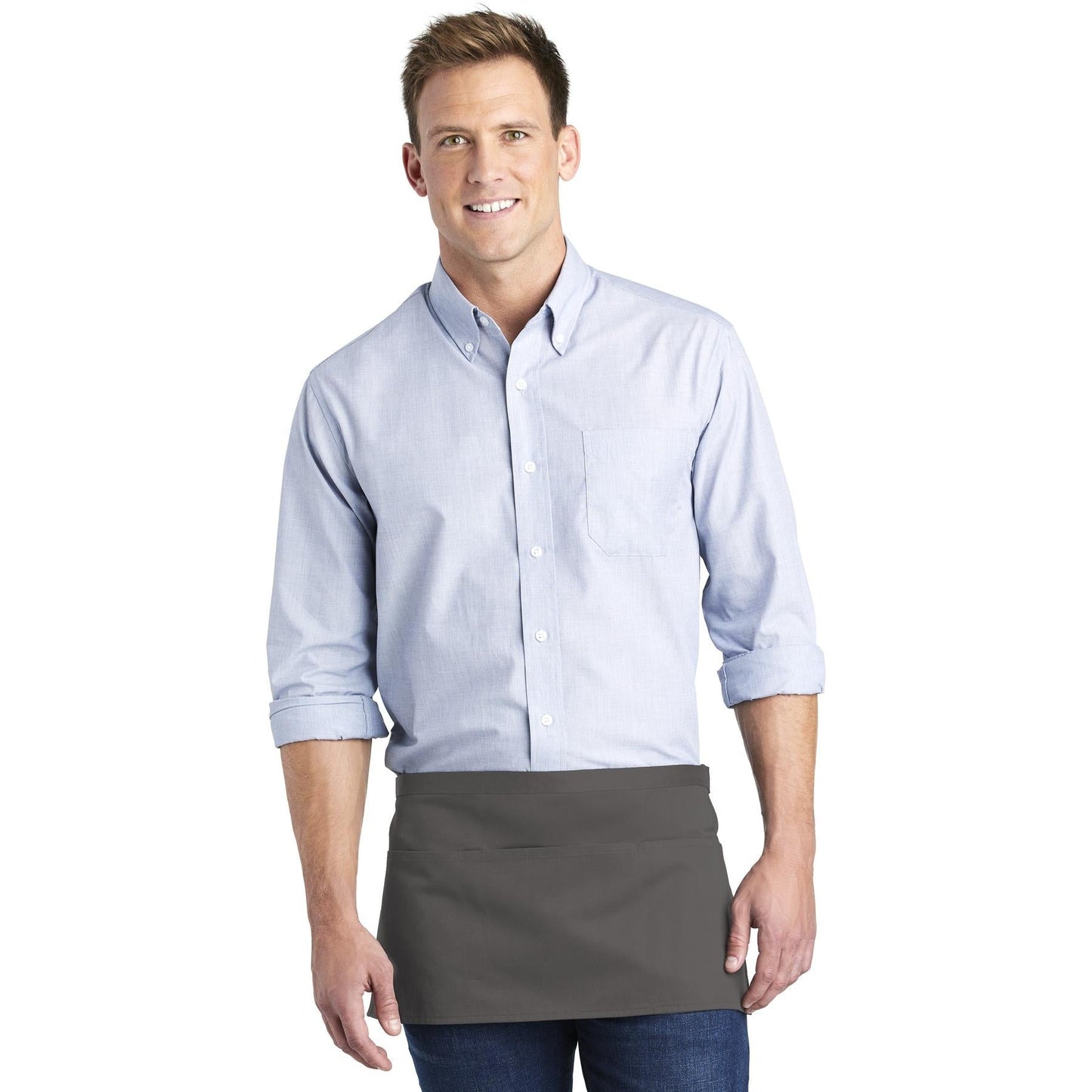 Black Aprons - Port Authority - Durable Twill Fabric