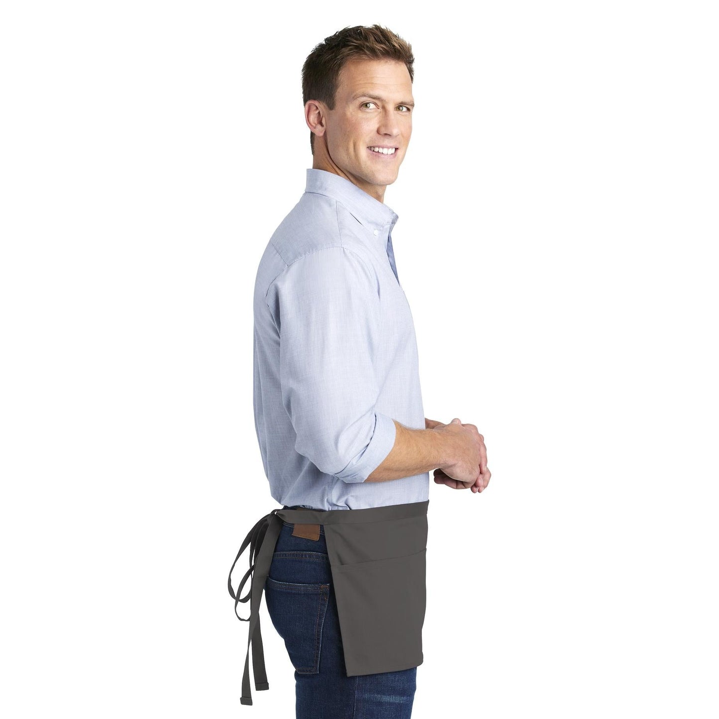 Black Aprons - Port Authority - Durable Twill Fabric