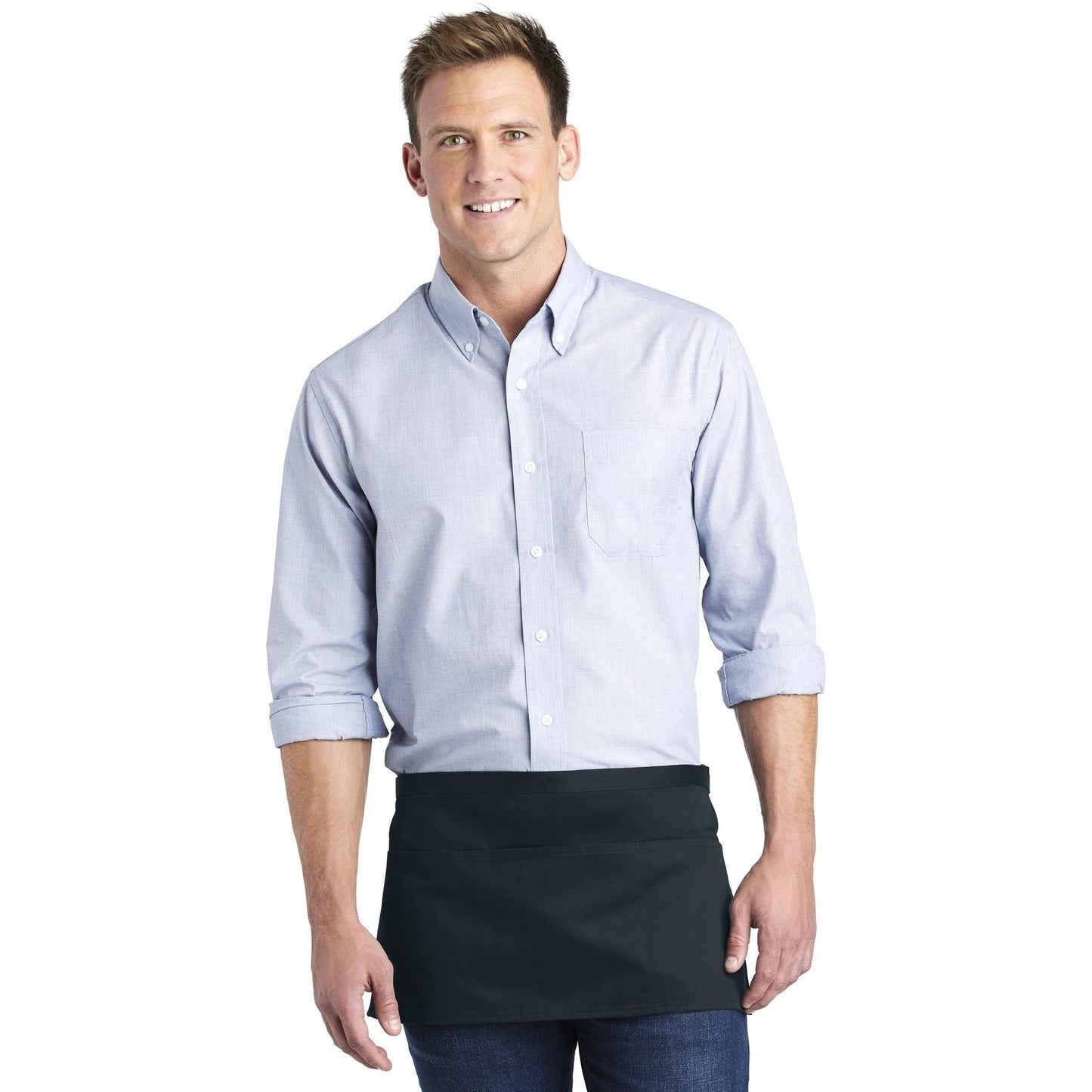 Black Aprons - Port Authority - Durable Twill Fabric