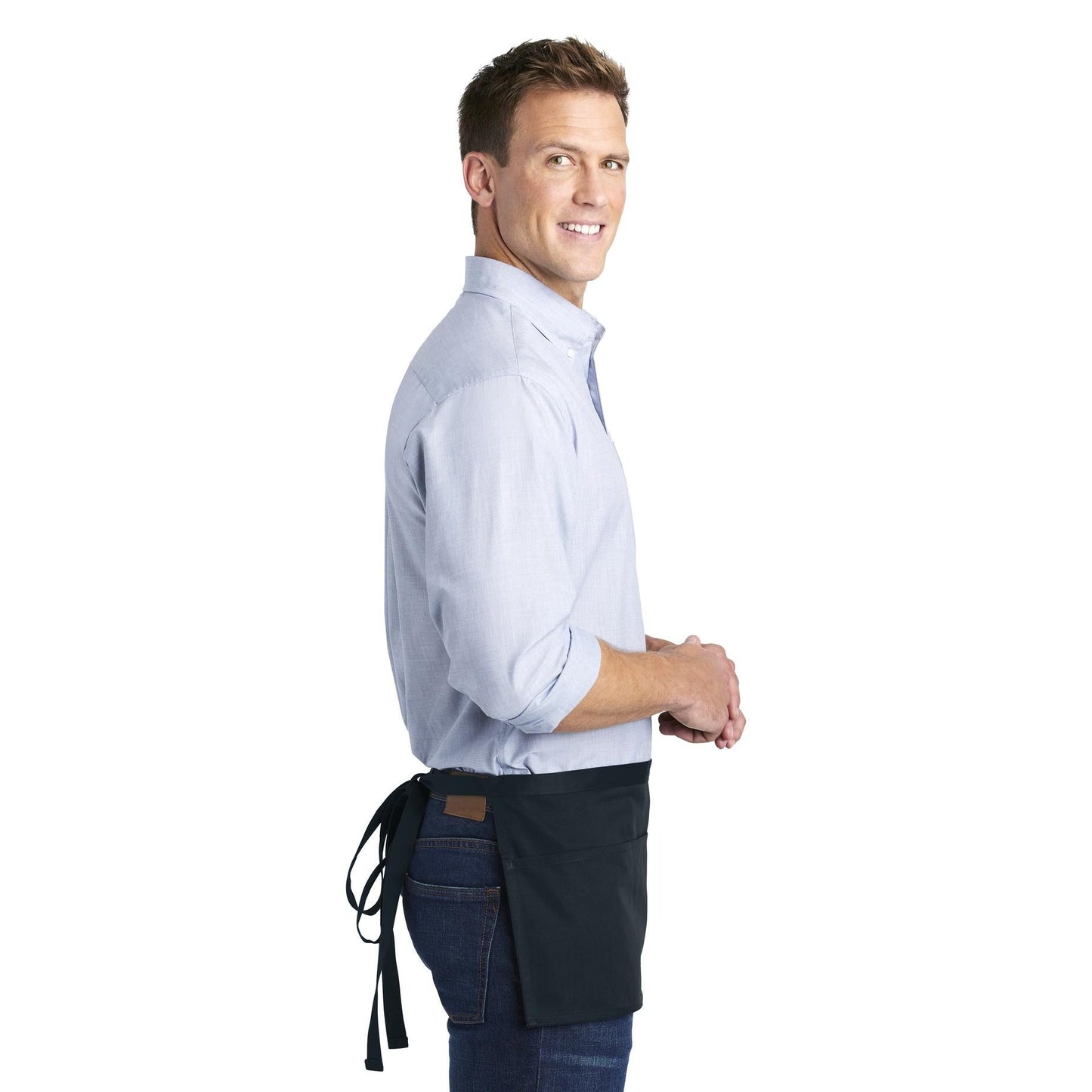 Black Aprons - Port Authority - Durable Twill Fabric