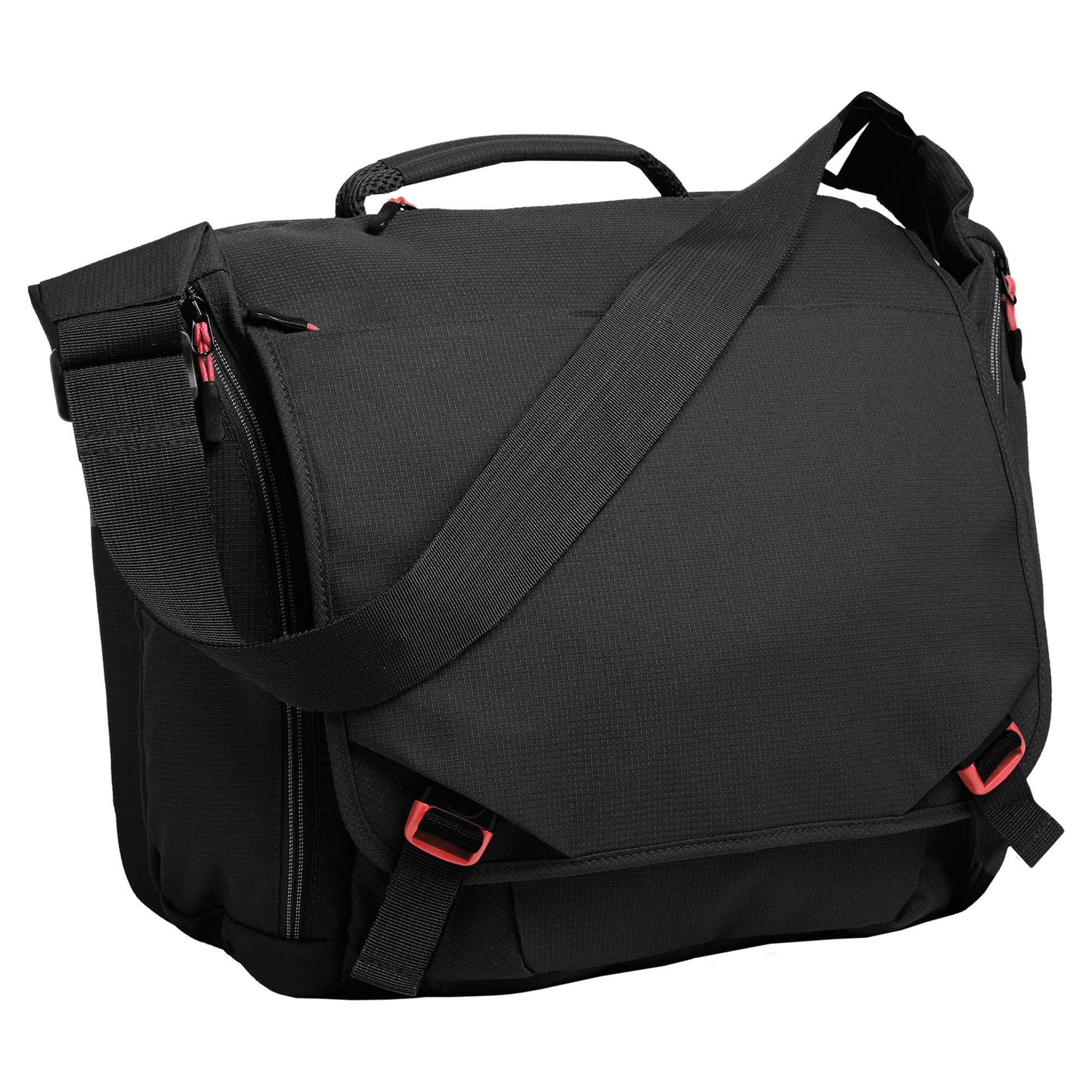Black/Red Messenger Bag - Port Authority - Stylish Design