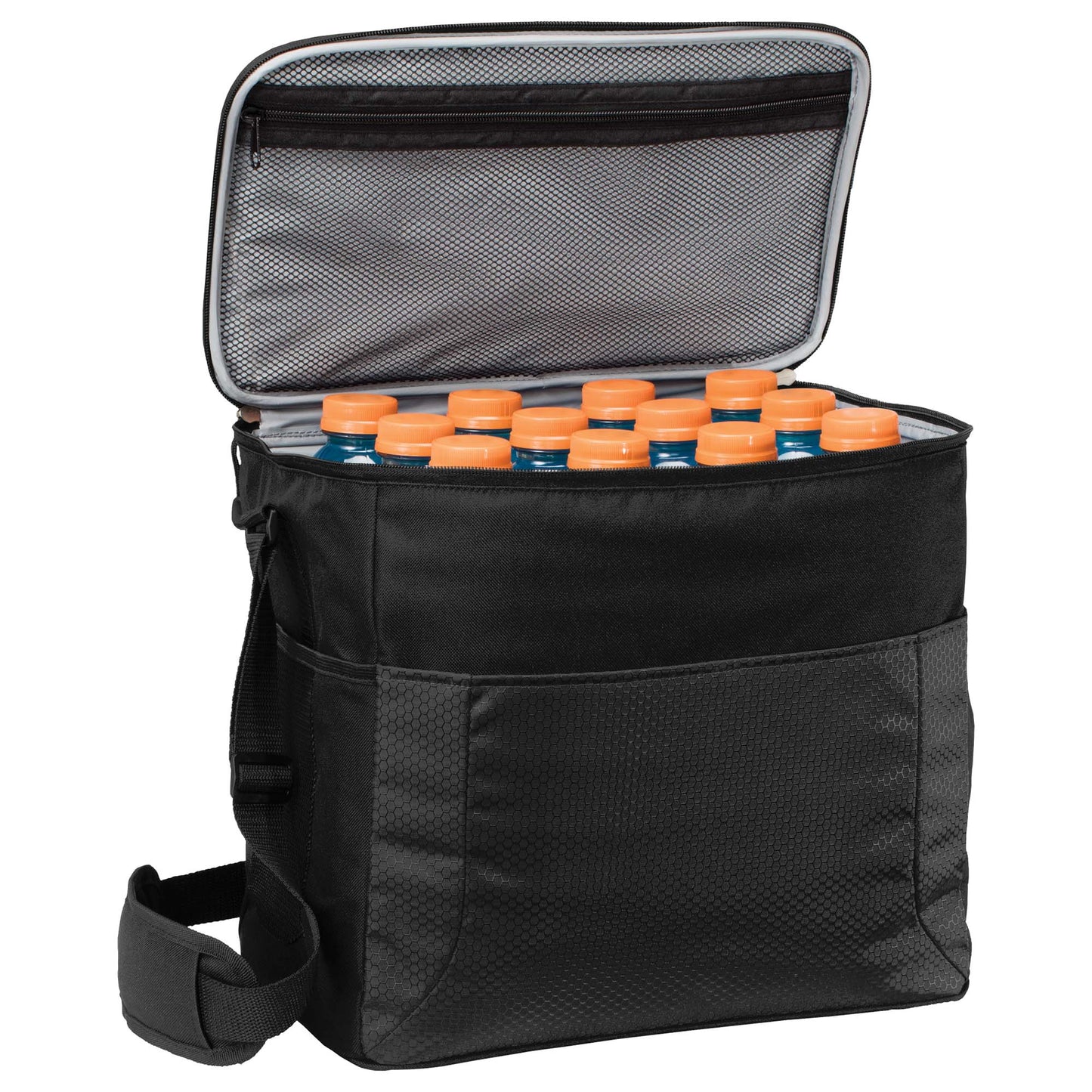 Black/Black Cooler Bags - Port Authority - Spacious Design