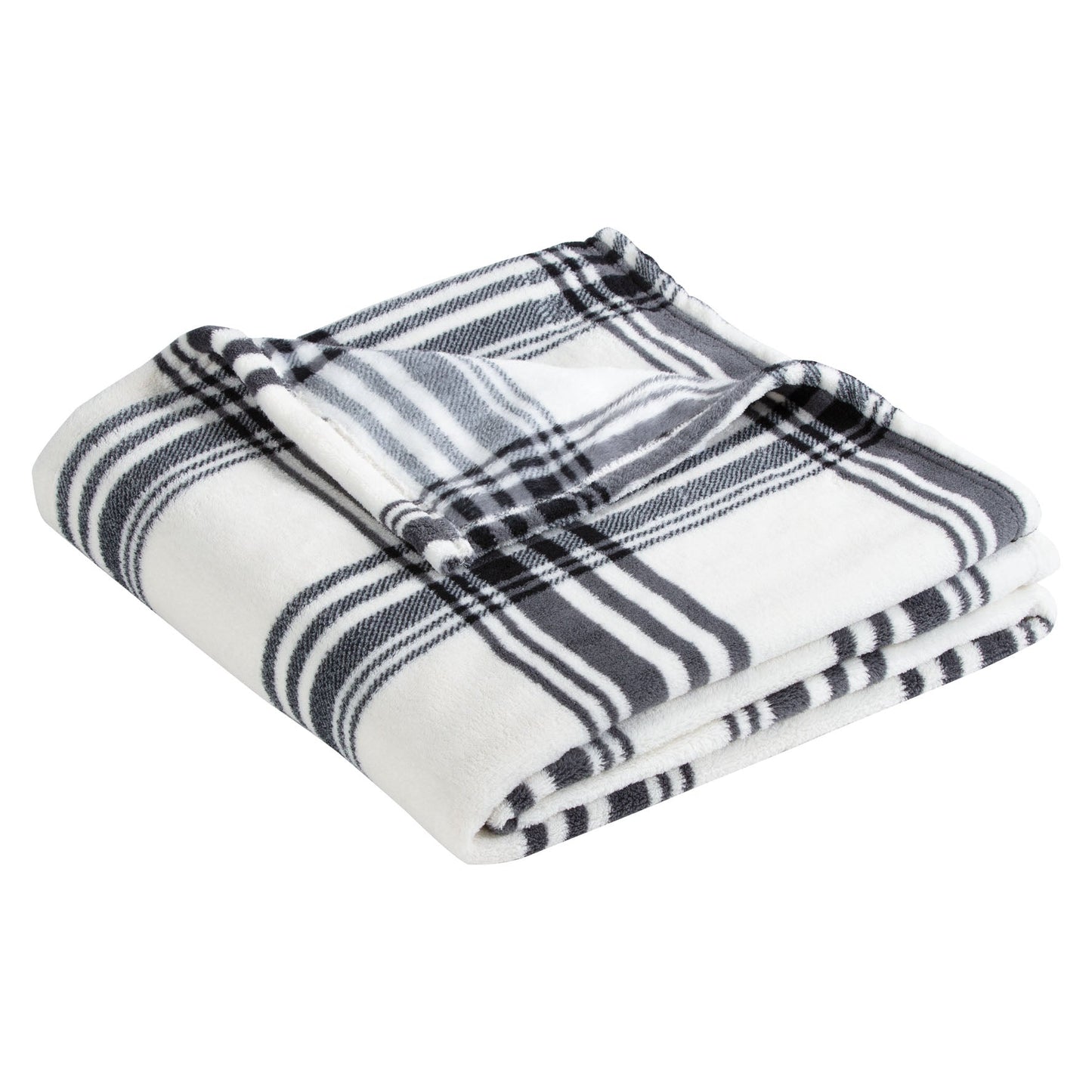 Deep Black Blanket - Port Authority - Plush Polyester