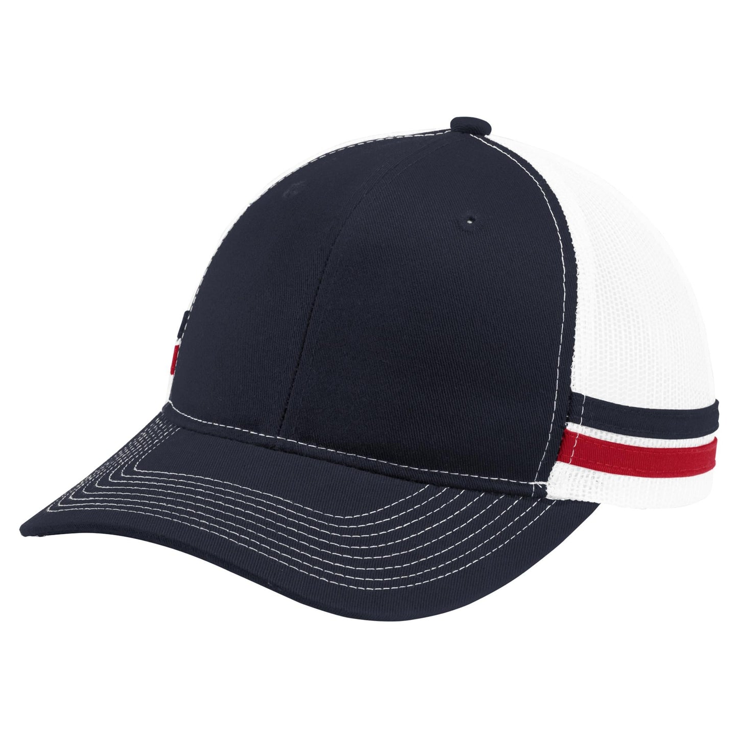 Black/Grey Steel Snapback Cap - Port Authority - Trendy Style