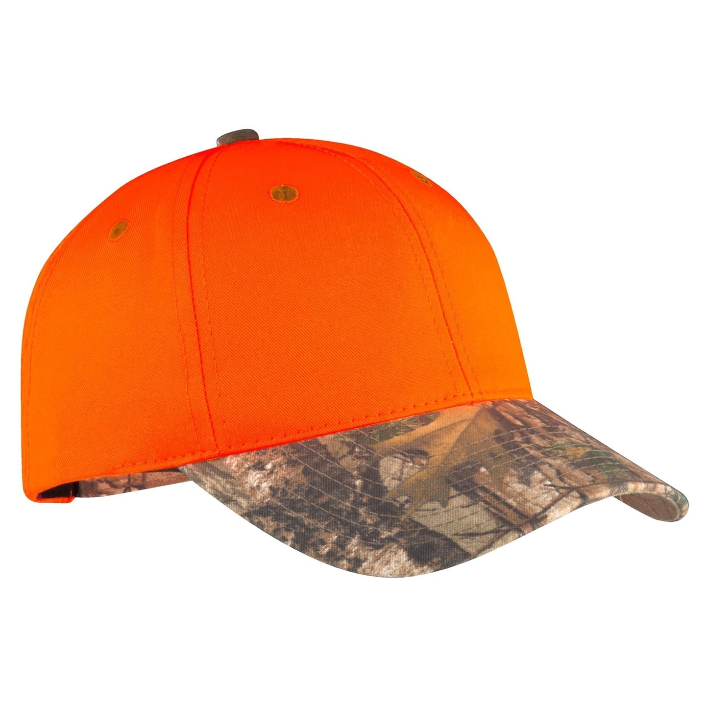Orange Blaze Ball Cap - Port Authority - Camo Design