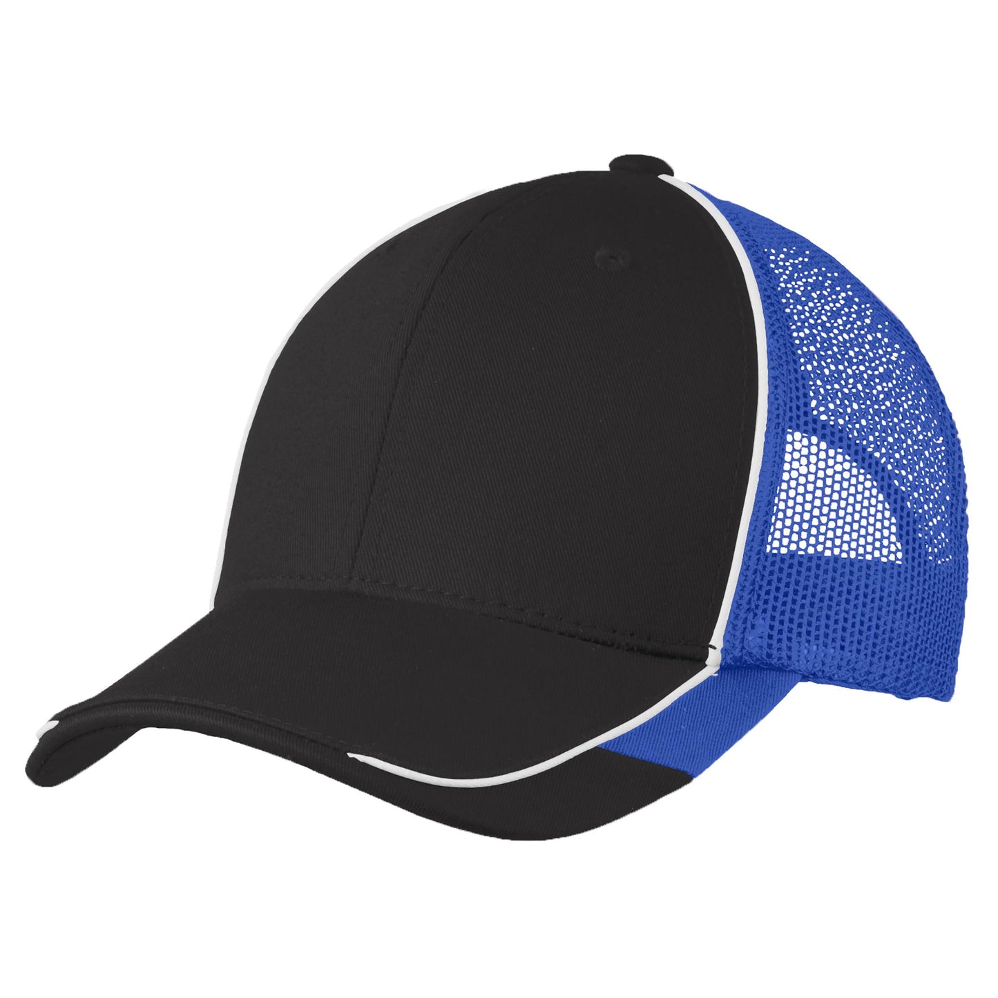 Black/White/True Royal Cap - Port Authority - Sporty Design
