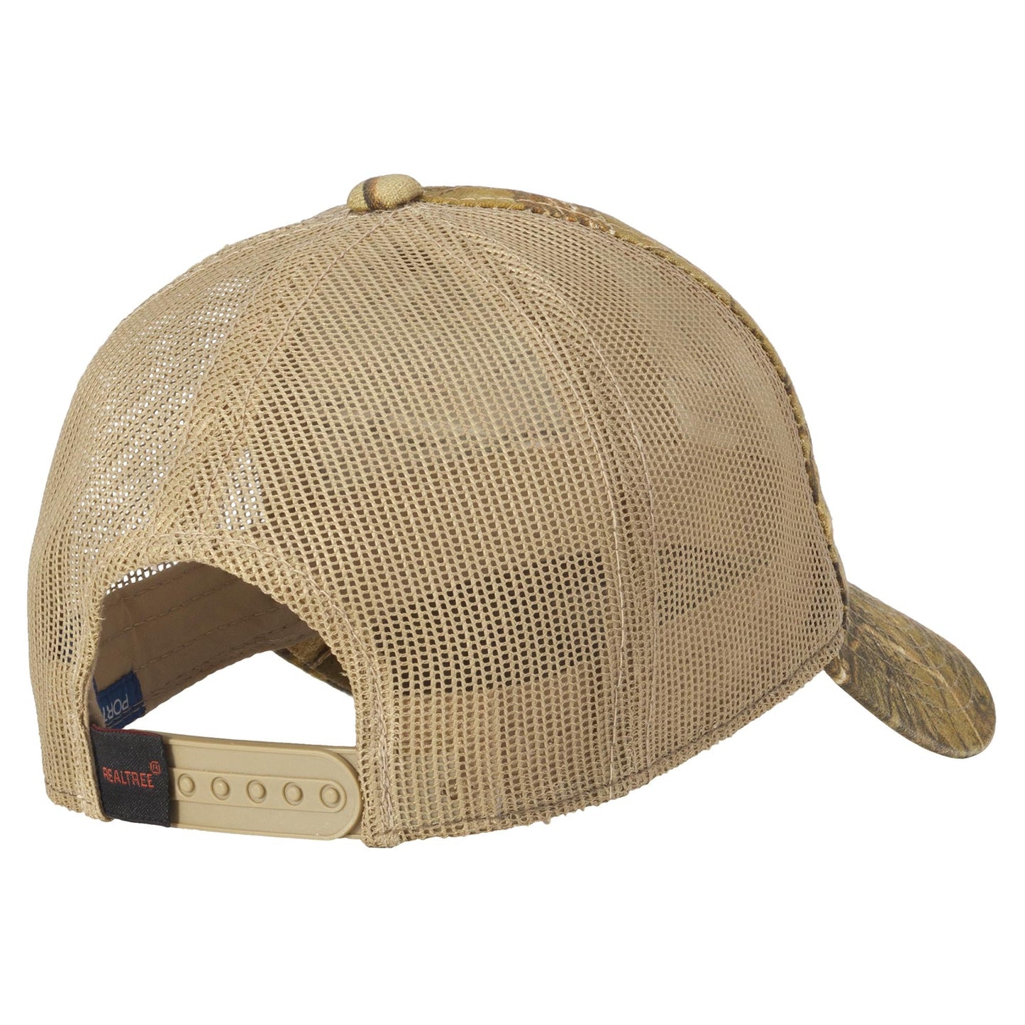 Mossy Camo Ball Cap - Port Authority - Unstructured Mesh