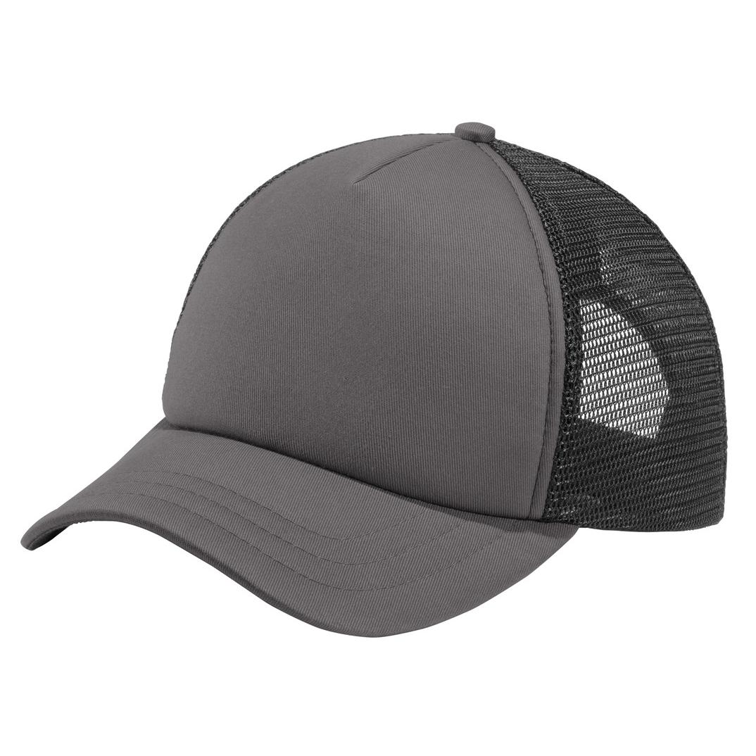 Black/Black Cap - Port Authority - Stylish Trucker Cap