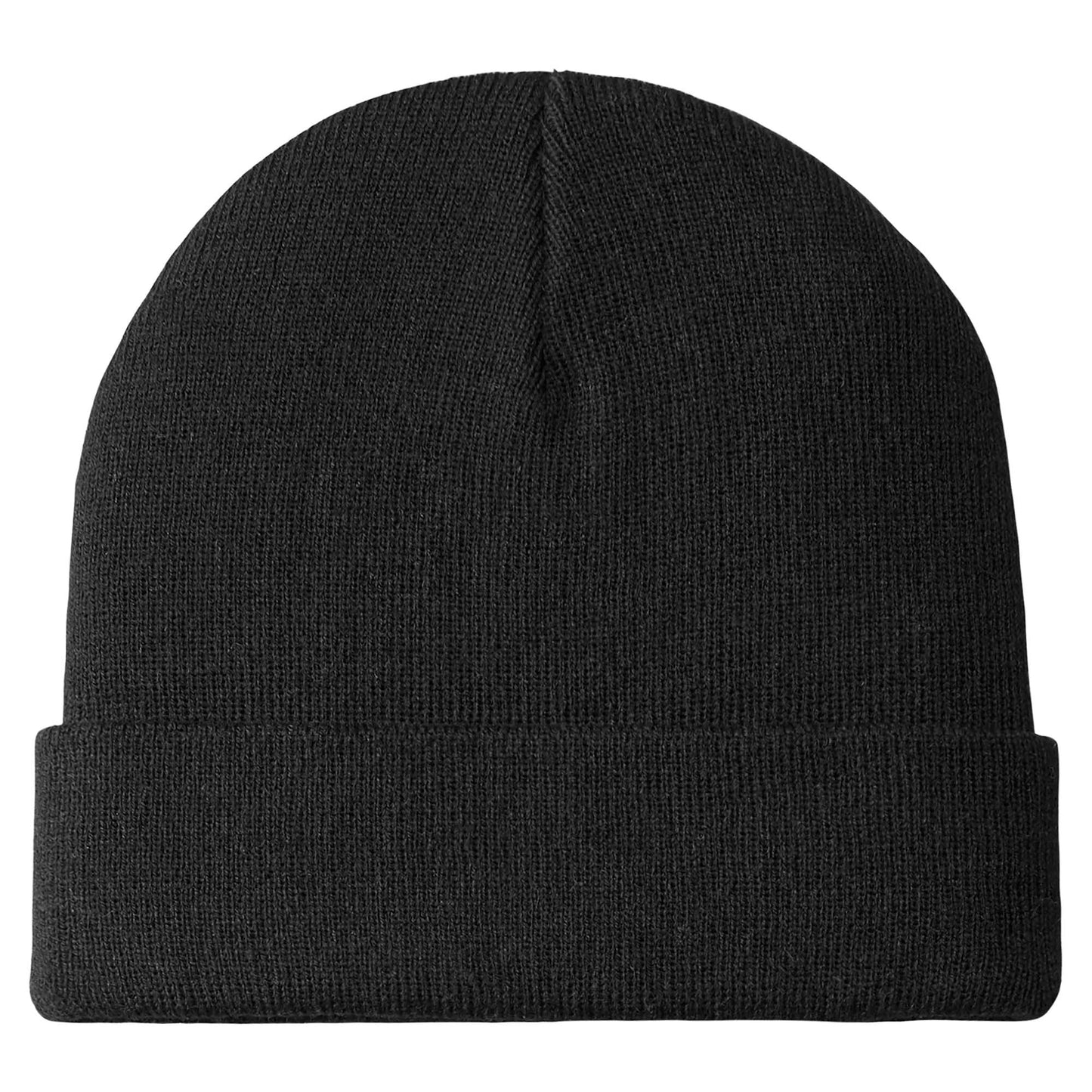 Black Beanies - Port Authority - Cozy Knit Cuff - High Quality