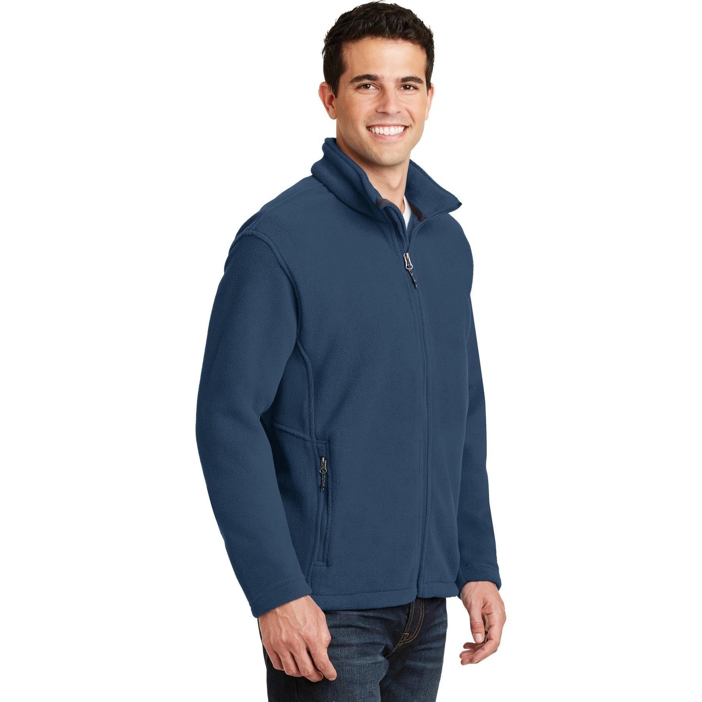 Deep Smoke Jacket - Port Authority - Fleece Material