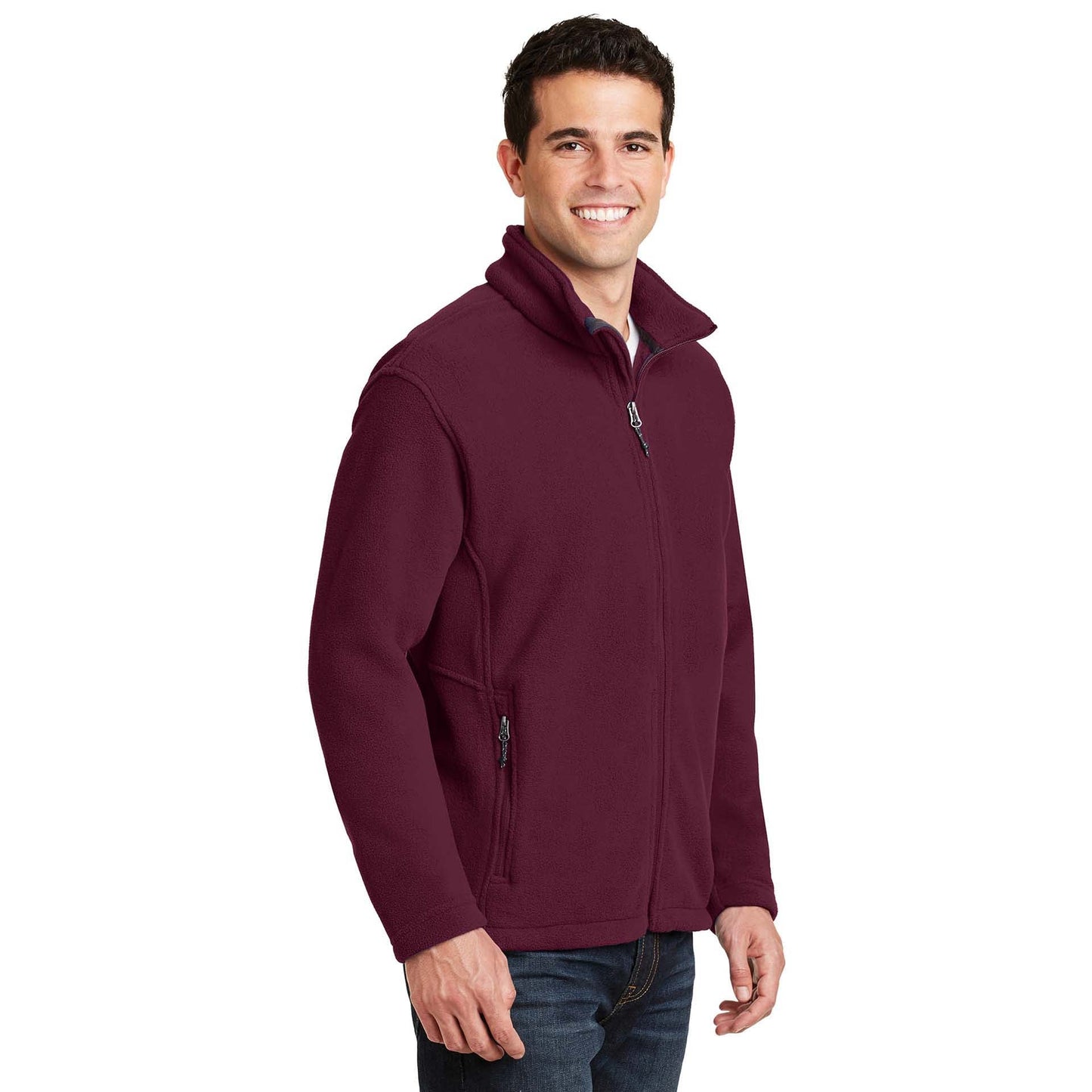 Deep Smoke Jacket - Port Authority - Fleece Material