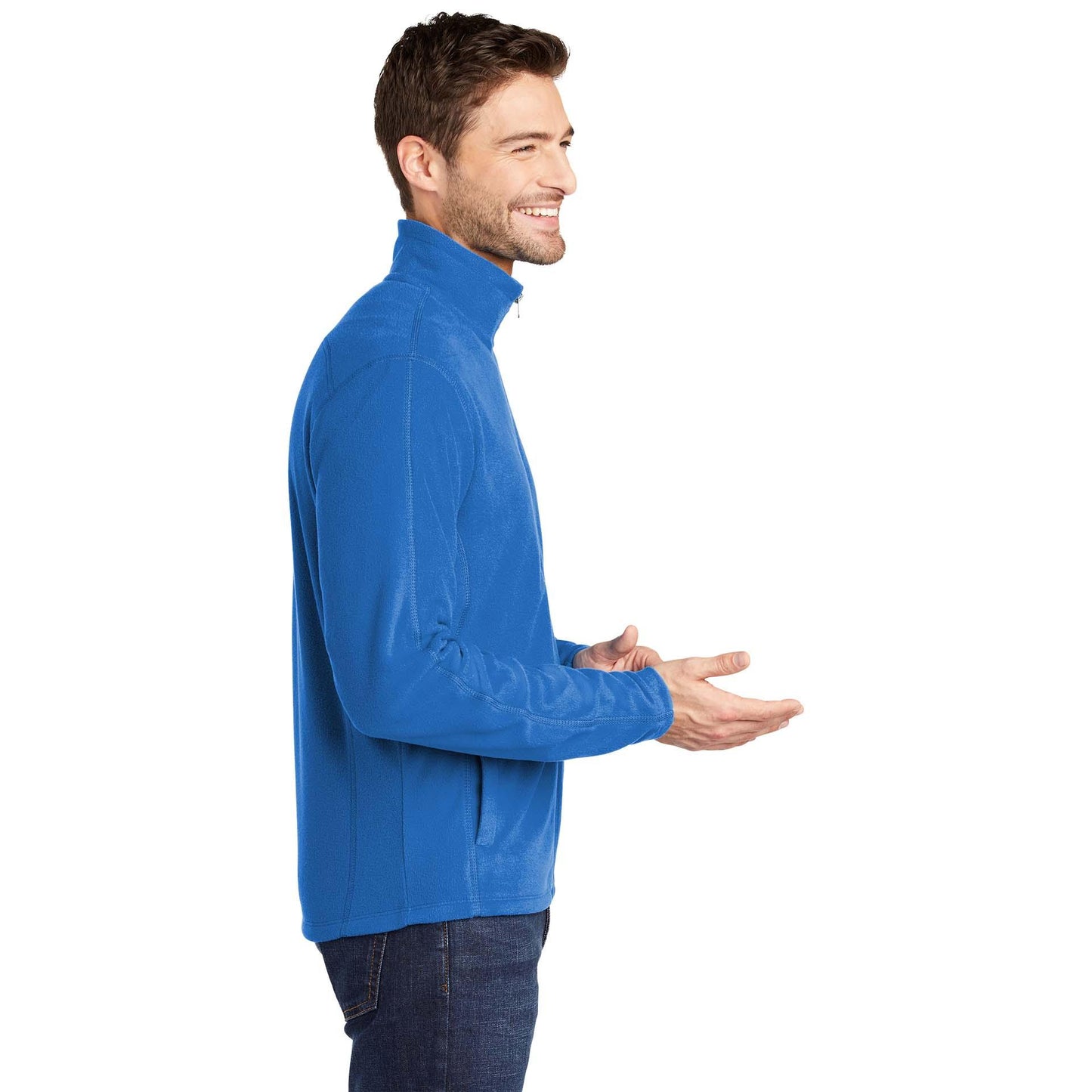 Black Microfleece Jacket - Port Authority - Stylish Design