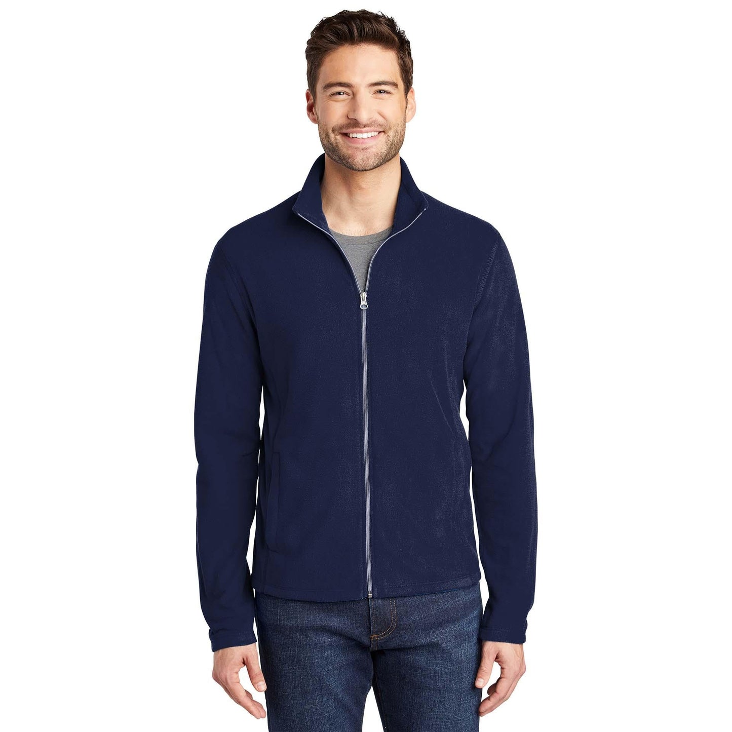 Black Microfleece Jacket - Port Authority - Stylish Design