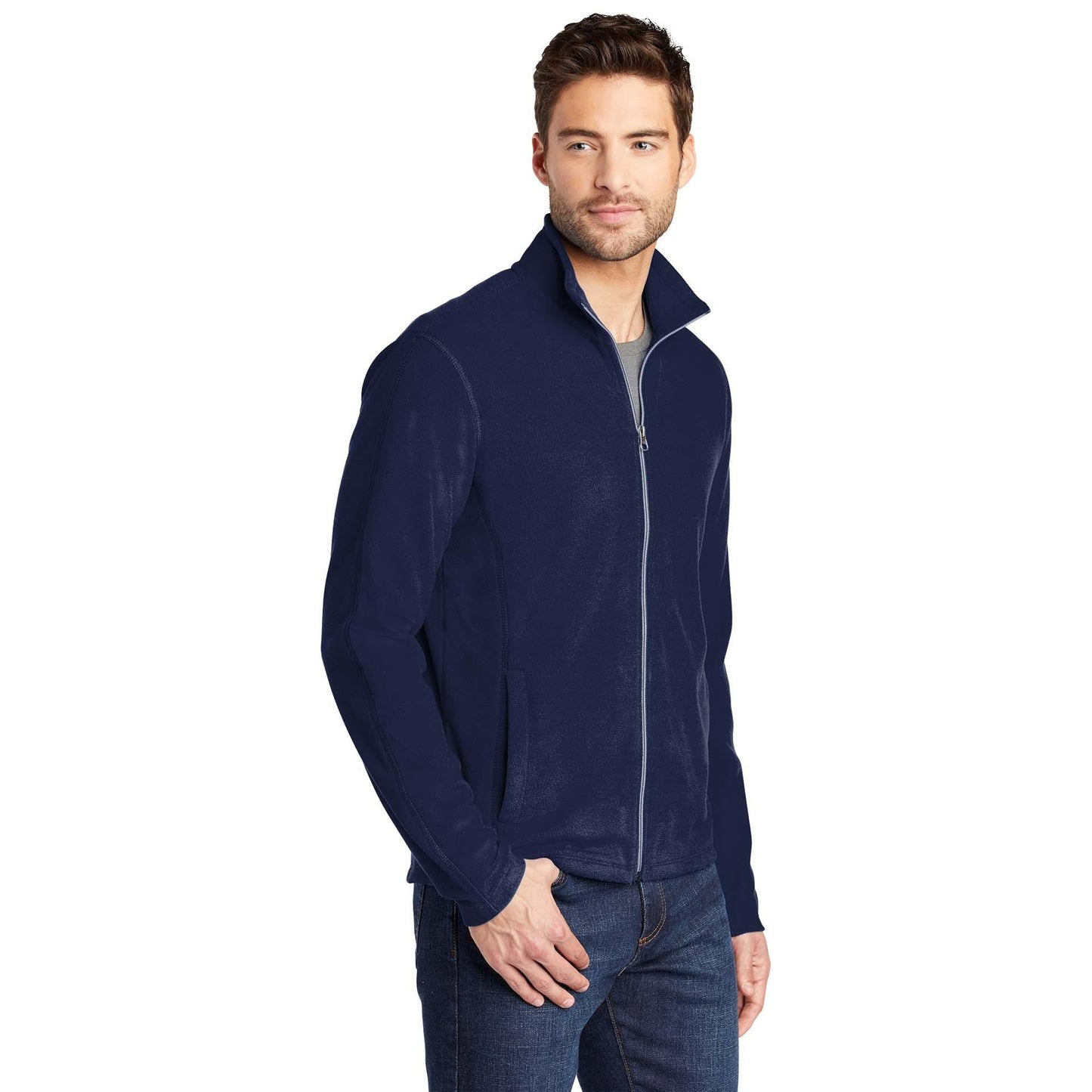 Black Microfleece Jacket - Port Authority - Stylish Design