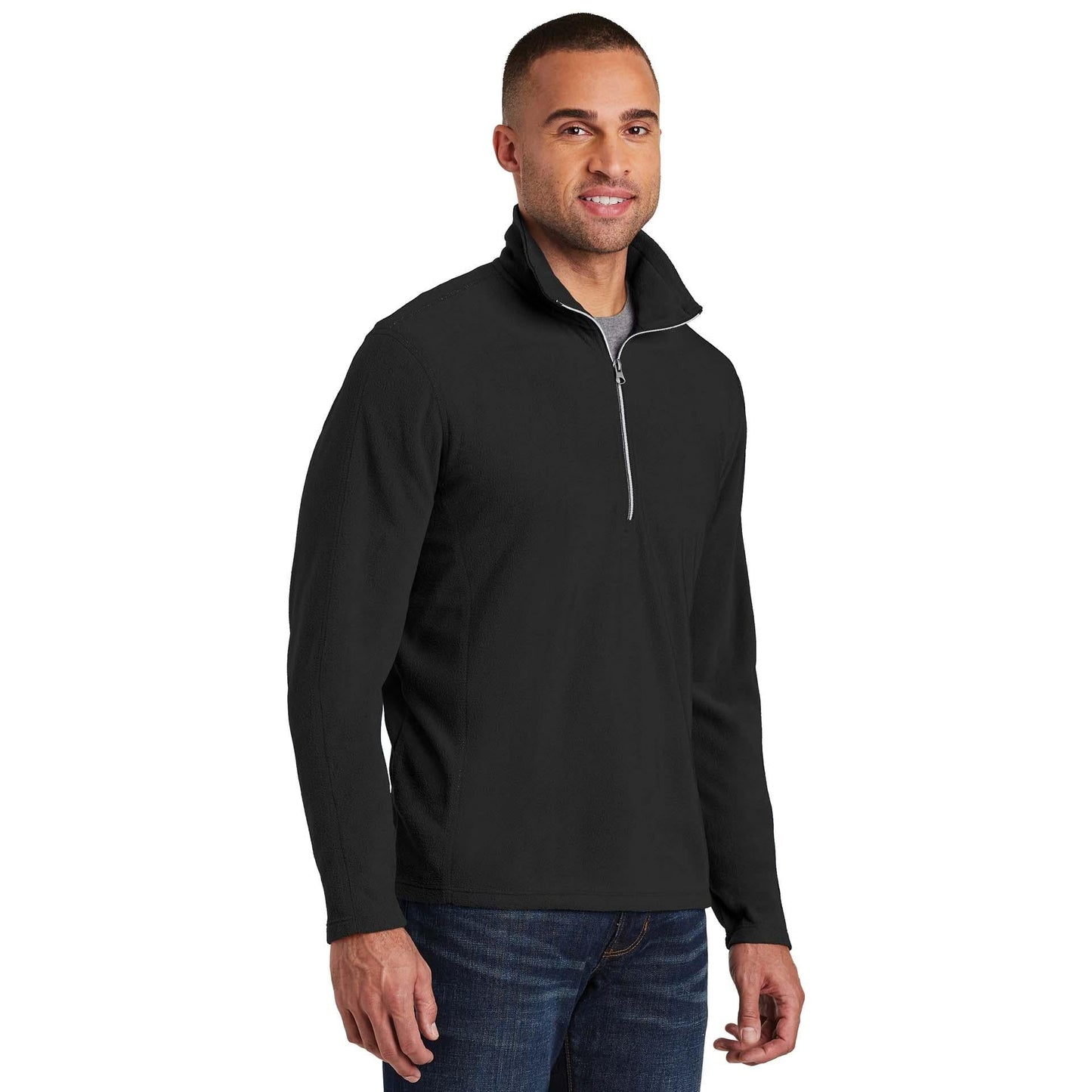 Black Sweatshirts - Port Authority - Cozy Microfleece