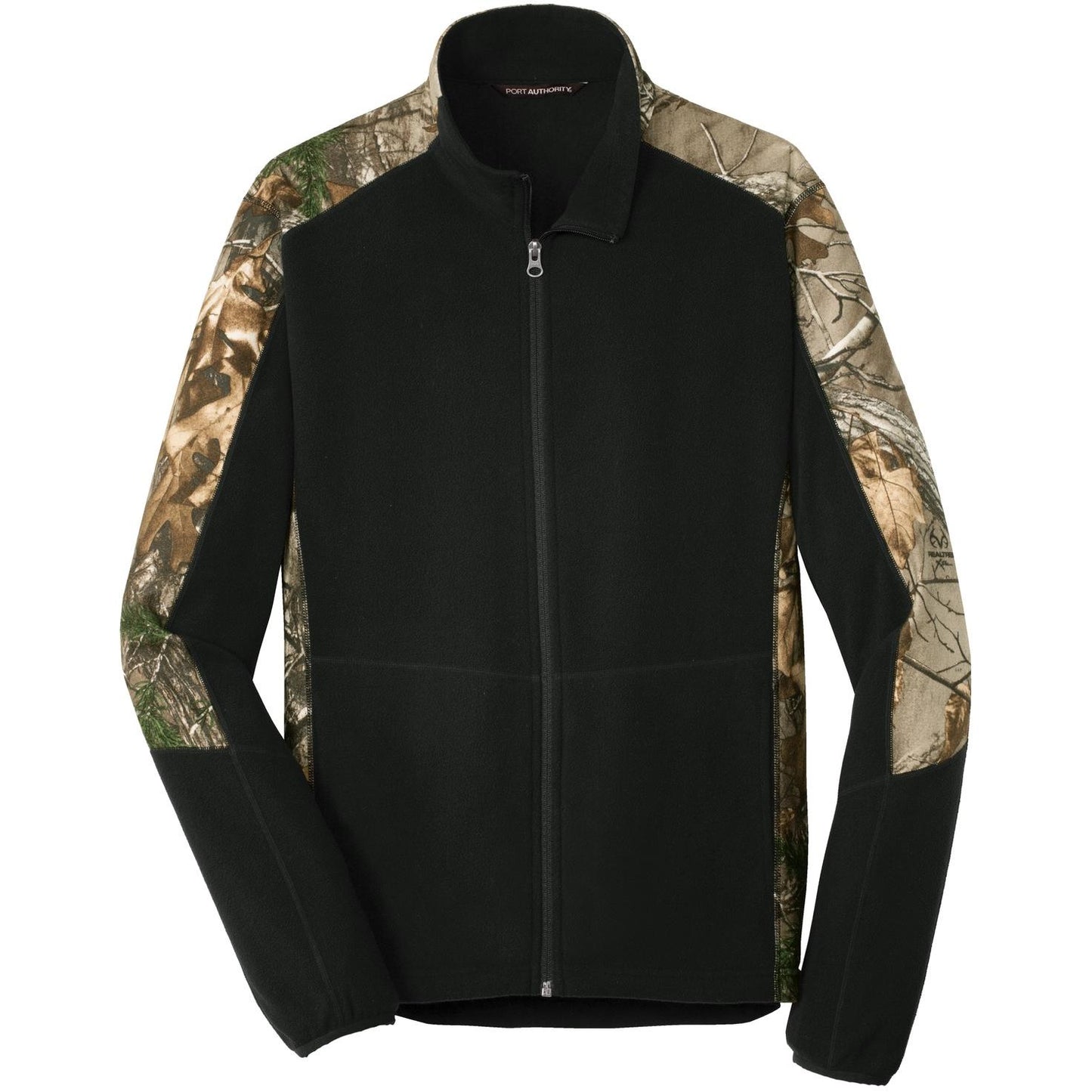 Black Camouflage Jacket - Port Authority - Cozy Microfleece