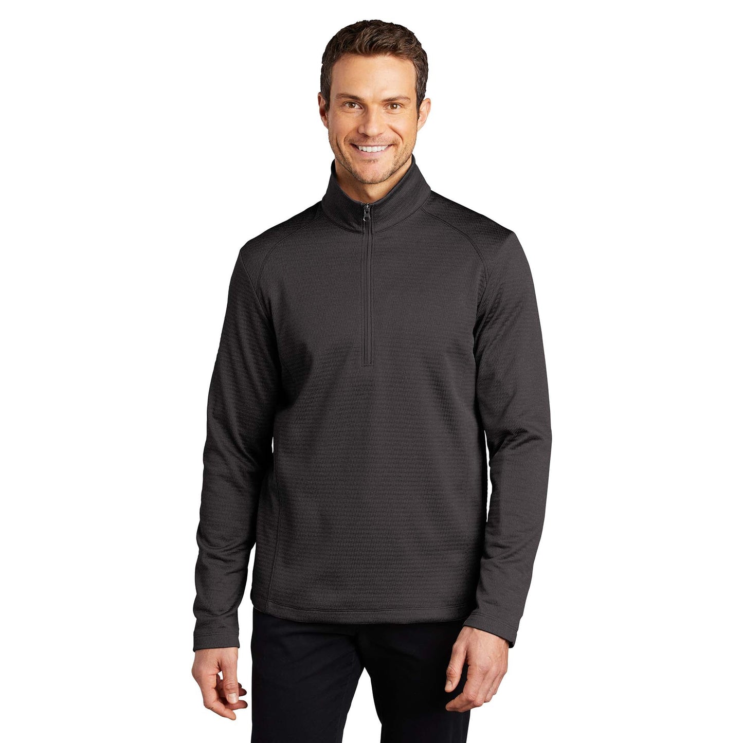Dark Charcoal Heather Sweatshirts - Port Authority - Stylish Fleece