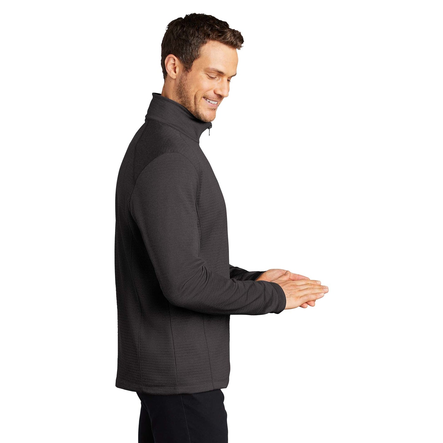 Dark Charcoal Heather Sweatshirts - Port Authority - Stylish Fleece