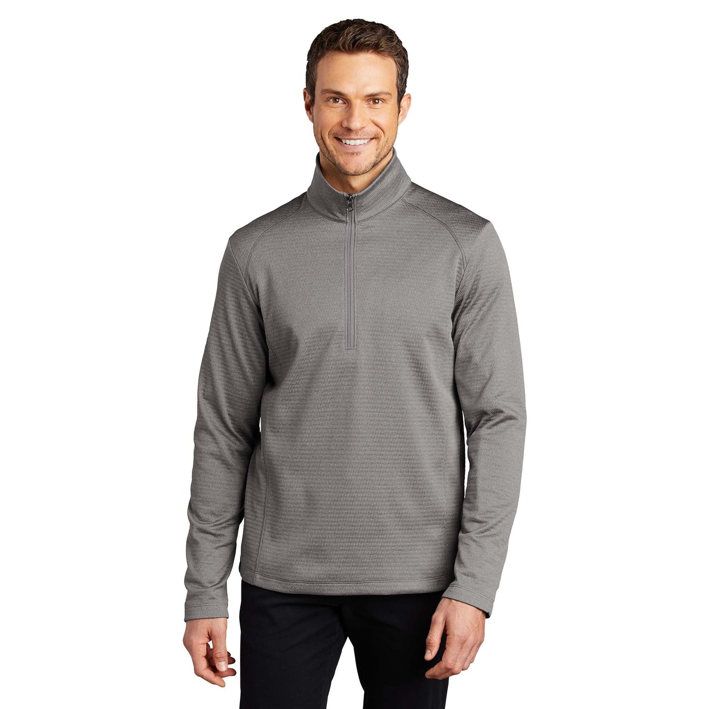 Dark Charcoal Heather Sweatshirts - Port Authority - Stylish Fleece