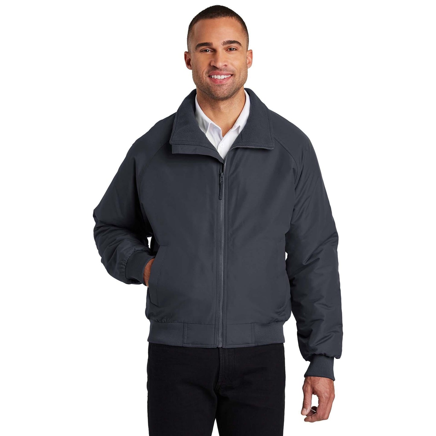 Battleship Grey Jacket - Port Authority - Stylish Design