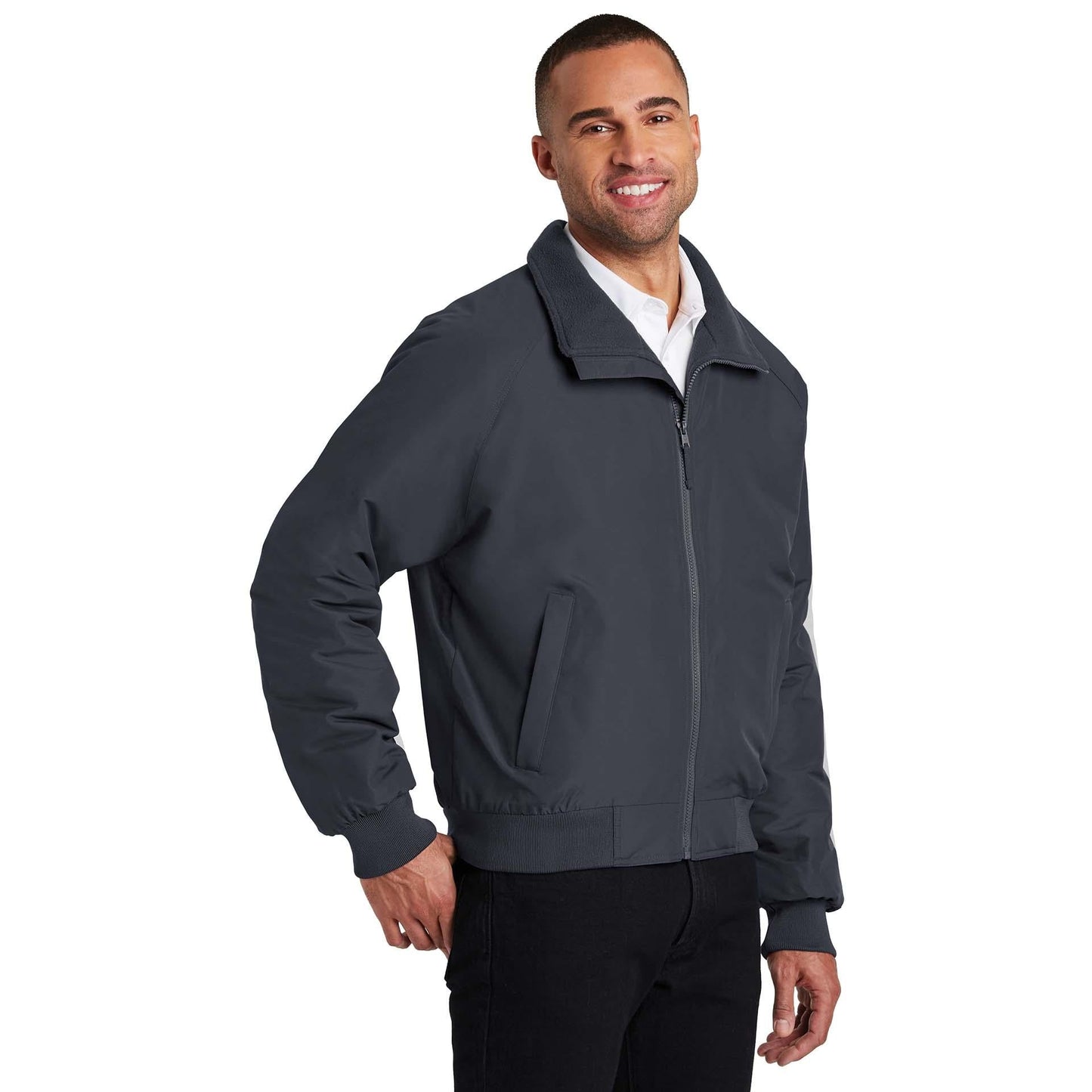 Battleship Grey Jacket - Port Authority - Stylish Design
