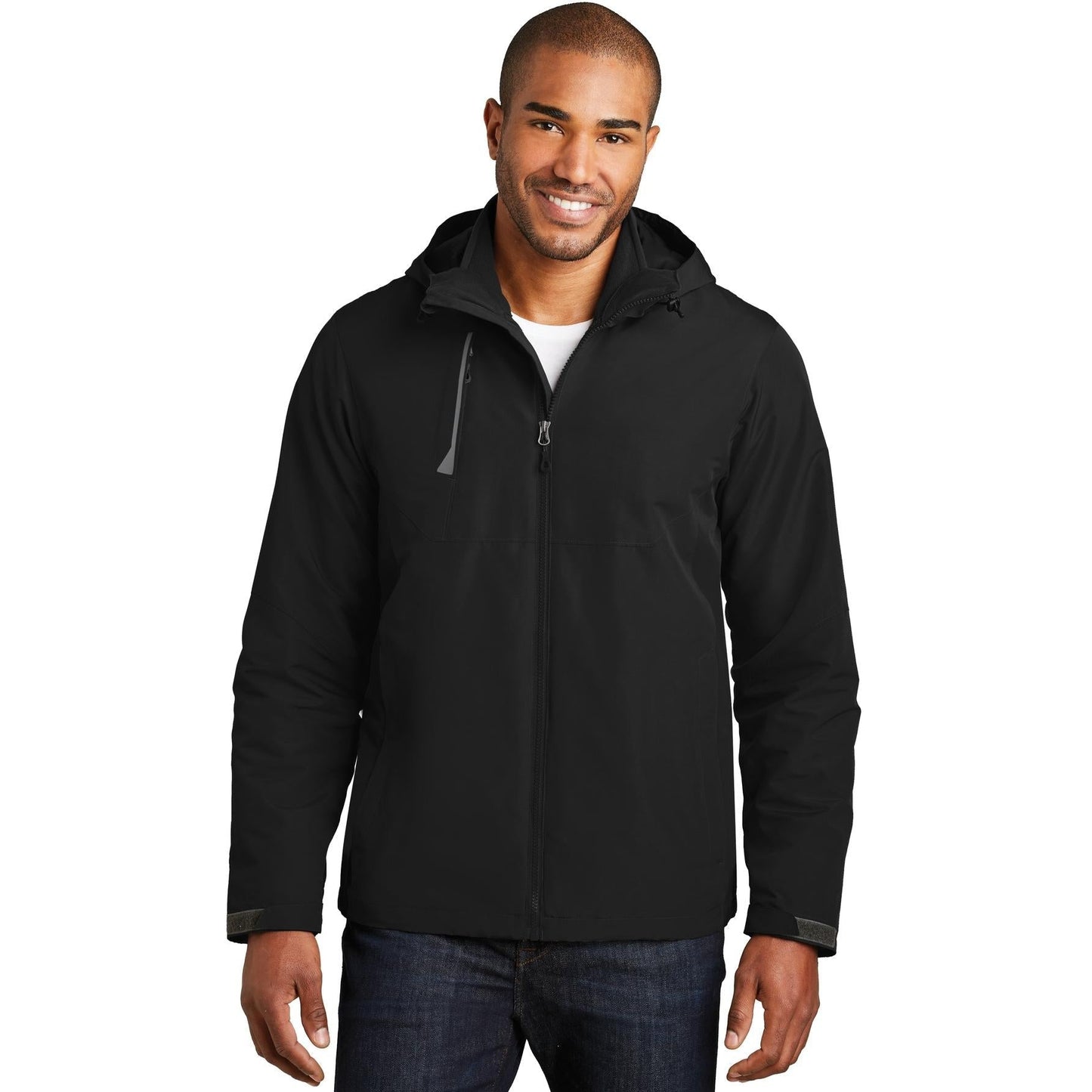 Deep Black Jacket - Port Authority - Waterproof Style
