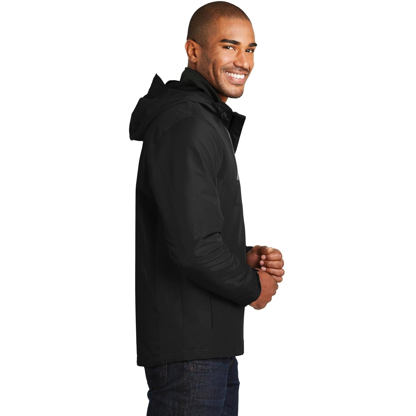 Deep Black Jacket - Port Authority - Waterproof Style