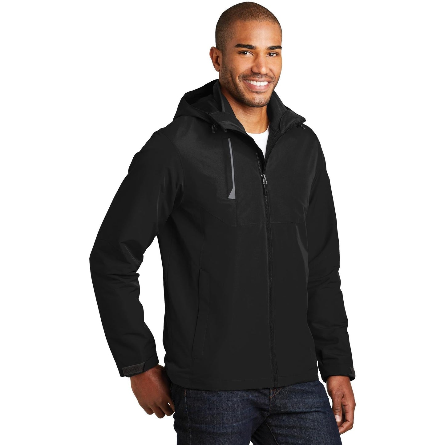 Deep Black Jacket - Port Authority - Waterproof Style