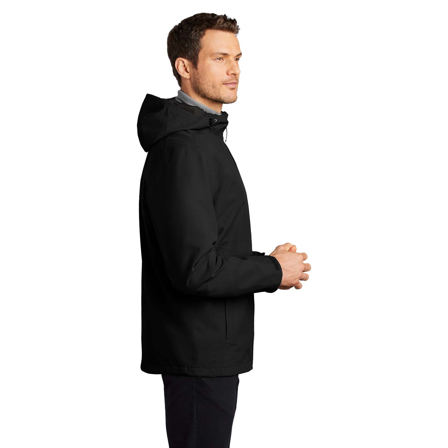 Deep Black Jacket - Port Authority - Waterproof Style