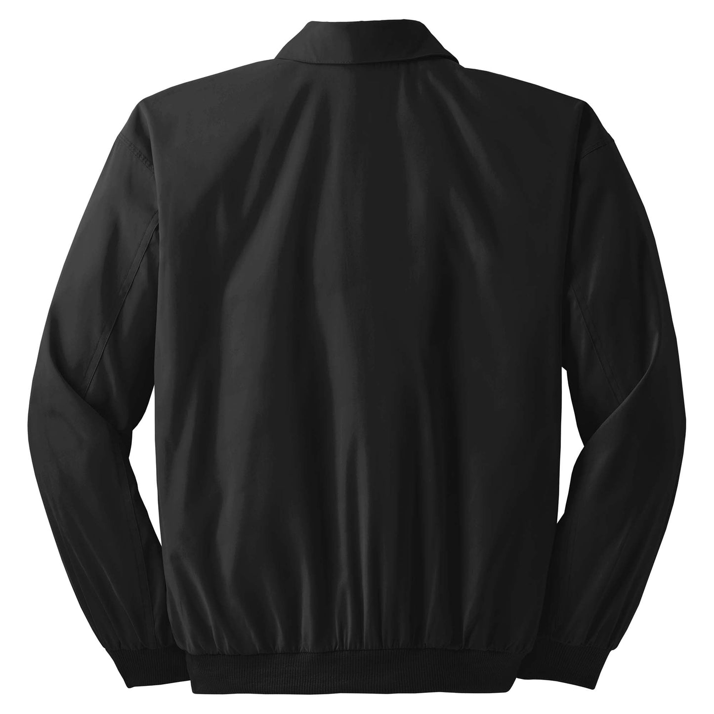 Black/Solid Pewter Lining Jackets - Port Authority - Microfiber
