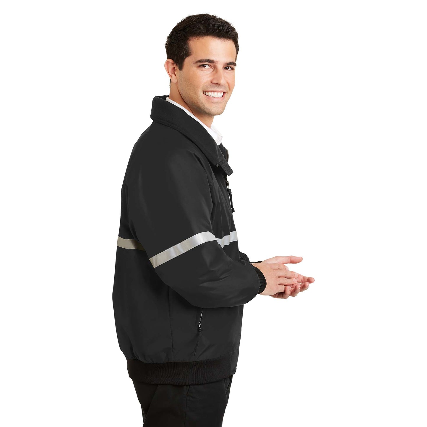 True Black Reflective Jacket - Port Authority - Durable Design