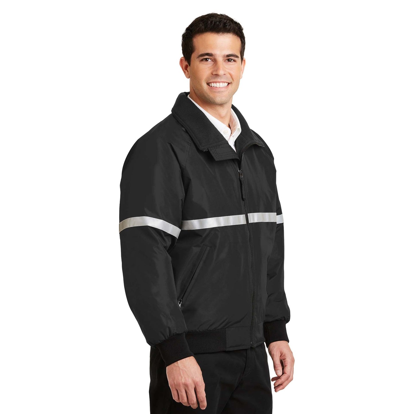 True Black Reflective Jacket - Port Authority - Durable Design