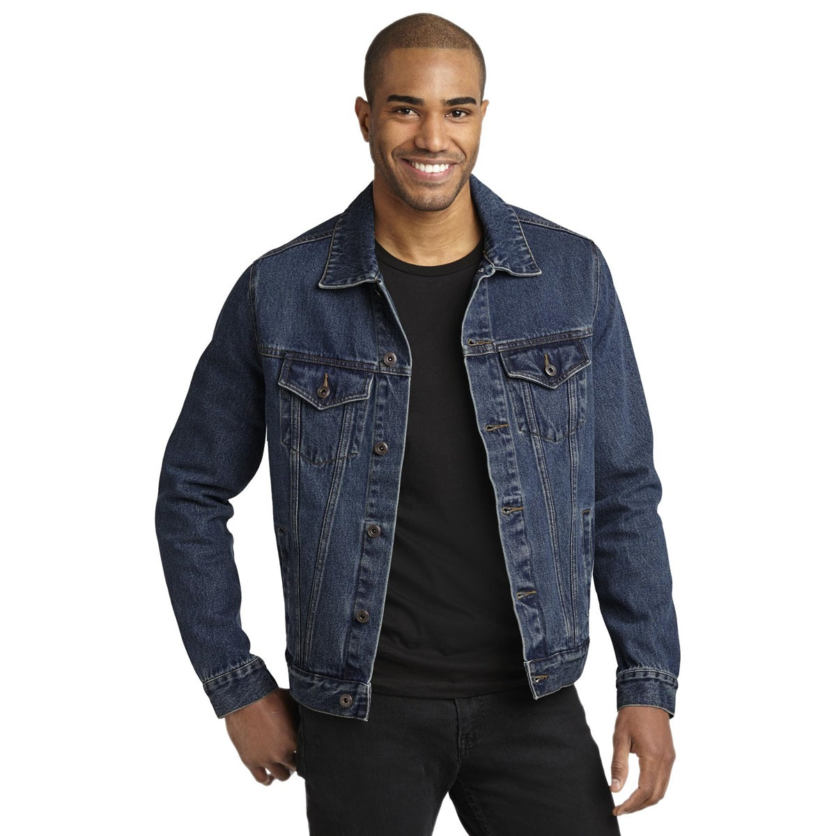 Denim Blue Jacket - Port Authority - Stylish Design