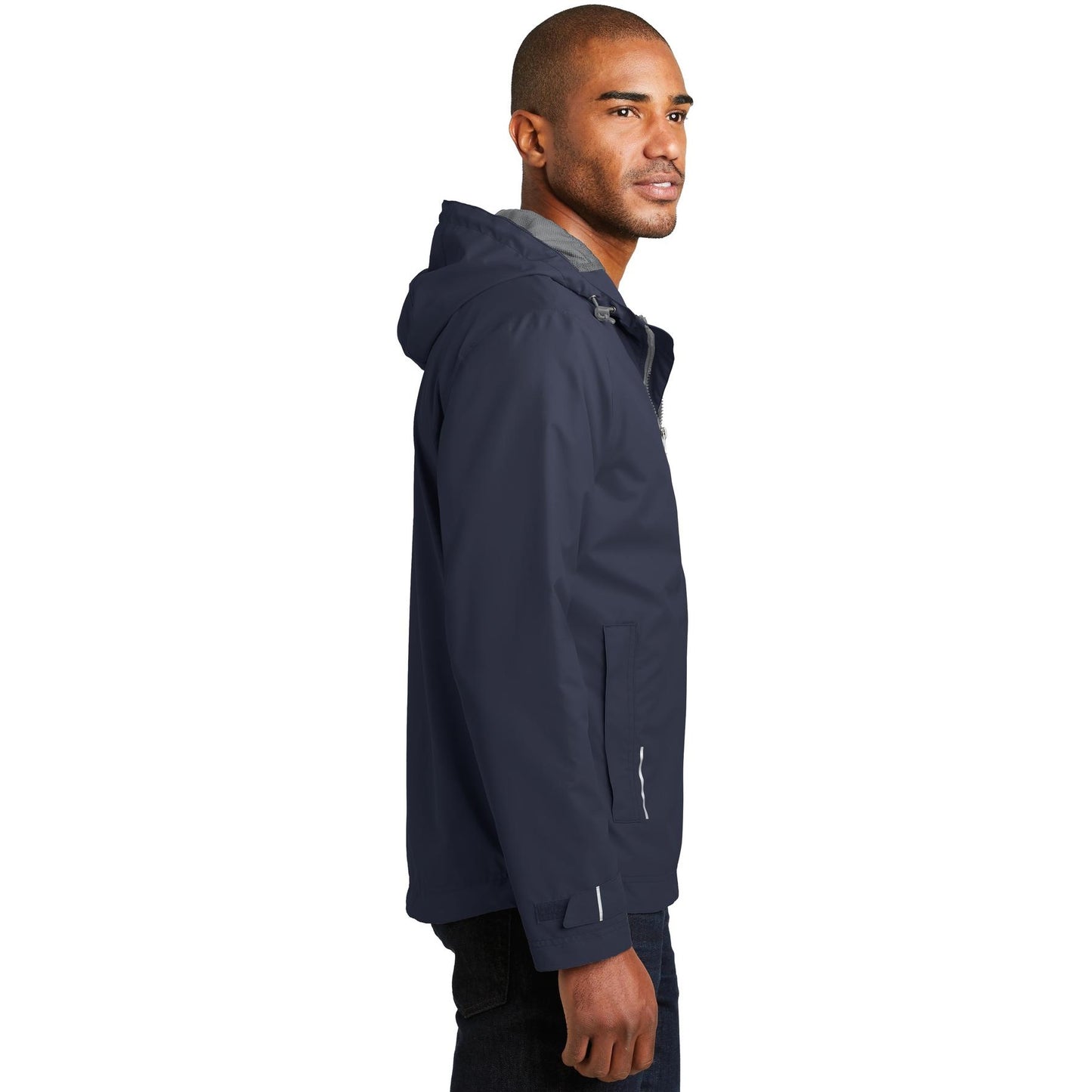 Black Rain Jacket - Port Authority - Waterproof Style