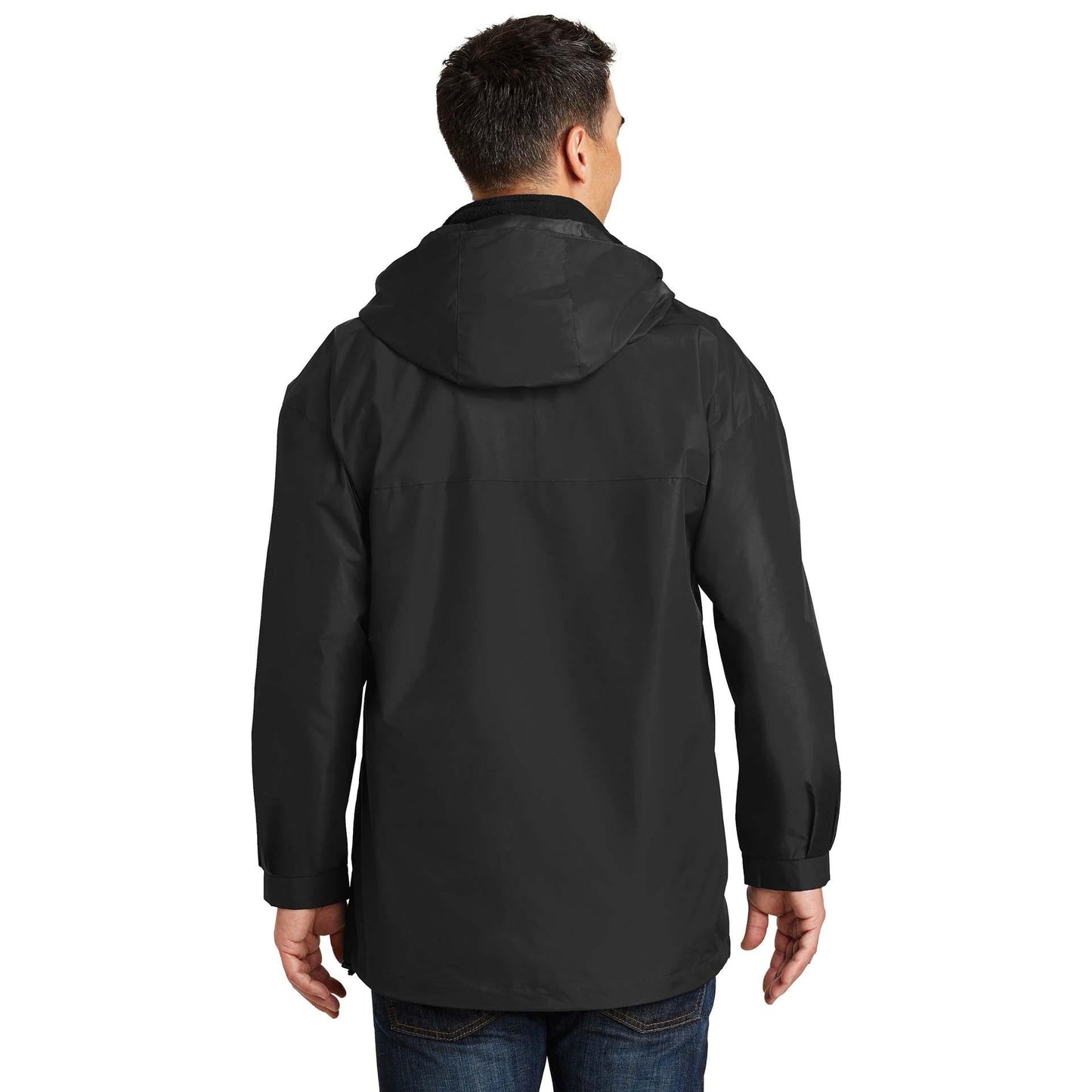 Black/Black Jacket - Port Authority - Water Resistant