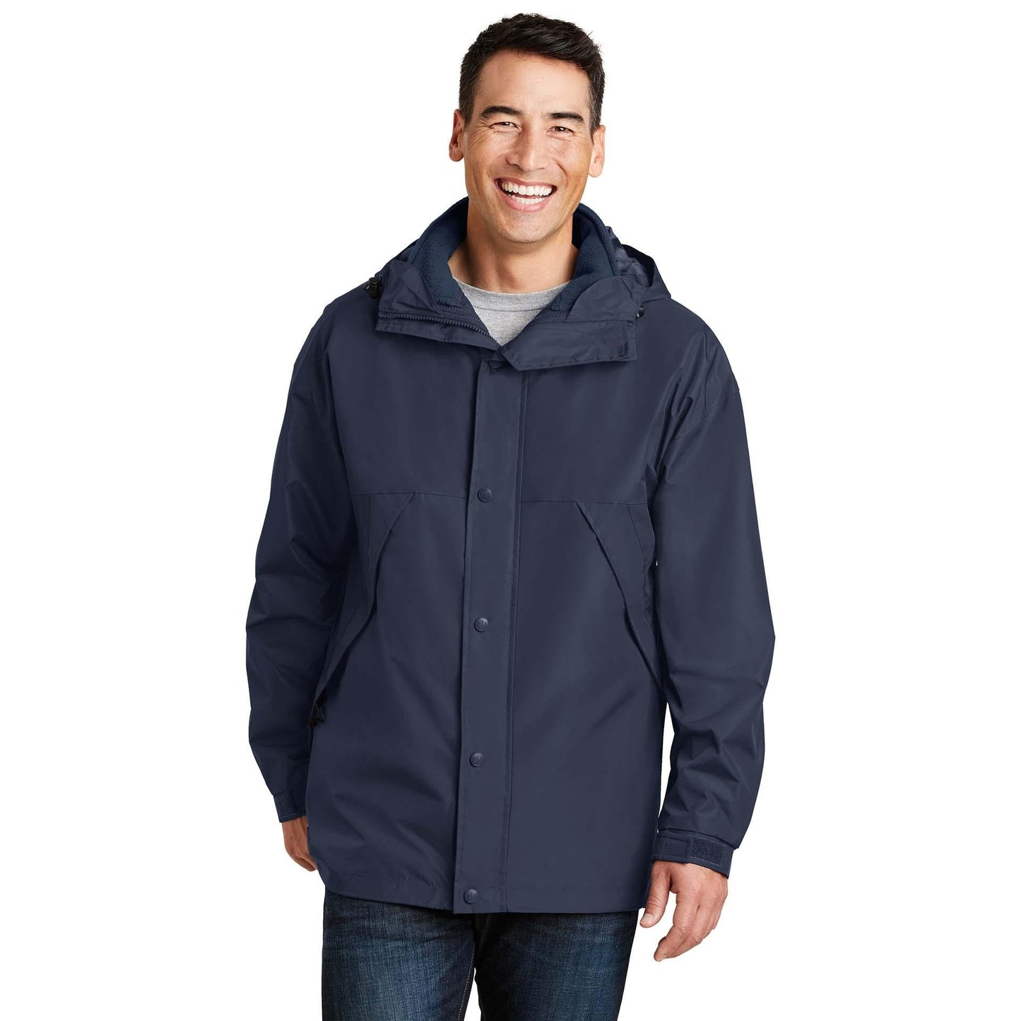 Black/Black Jacket - Port Authority - Water Resistant