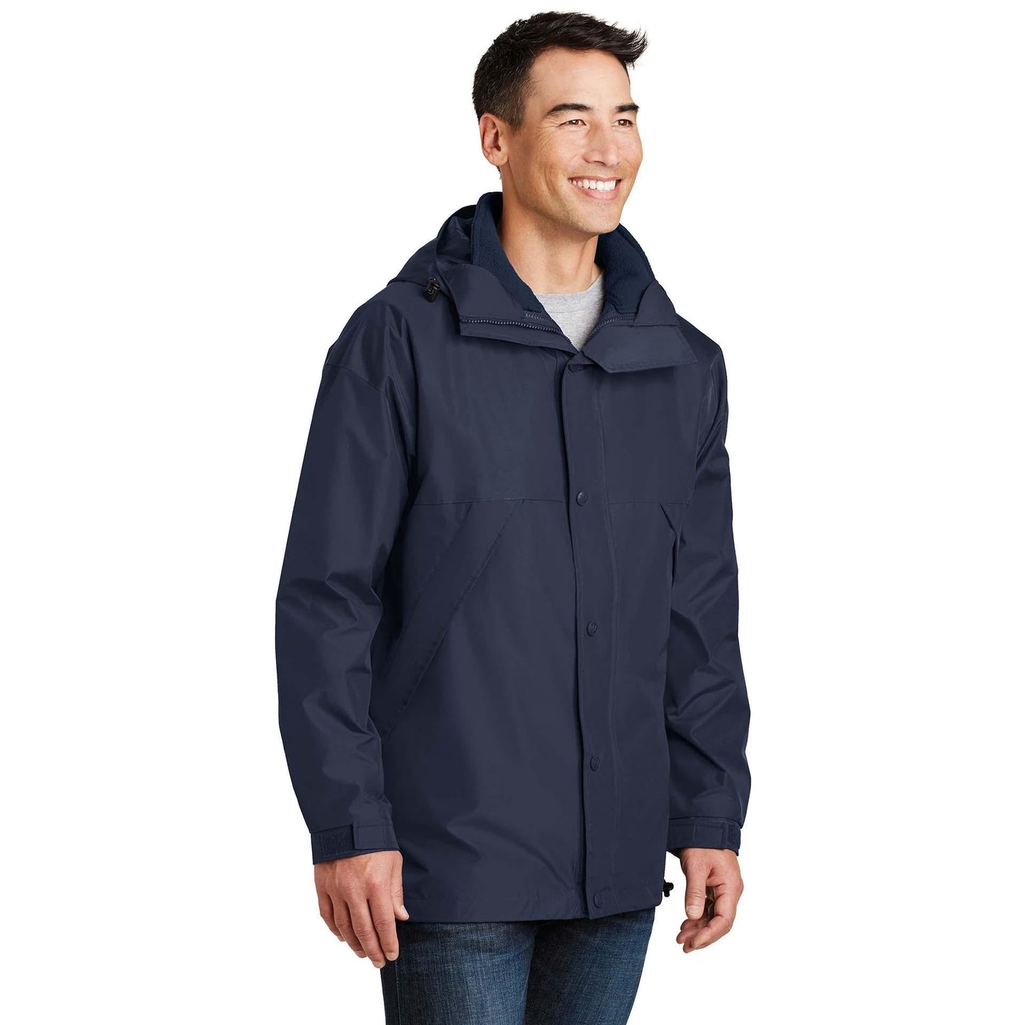 Black/Black Jacket - Port Authority - Water Resistant