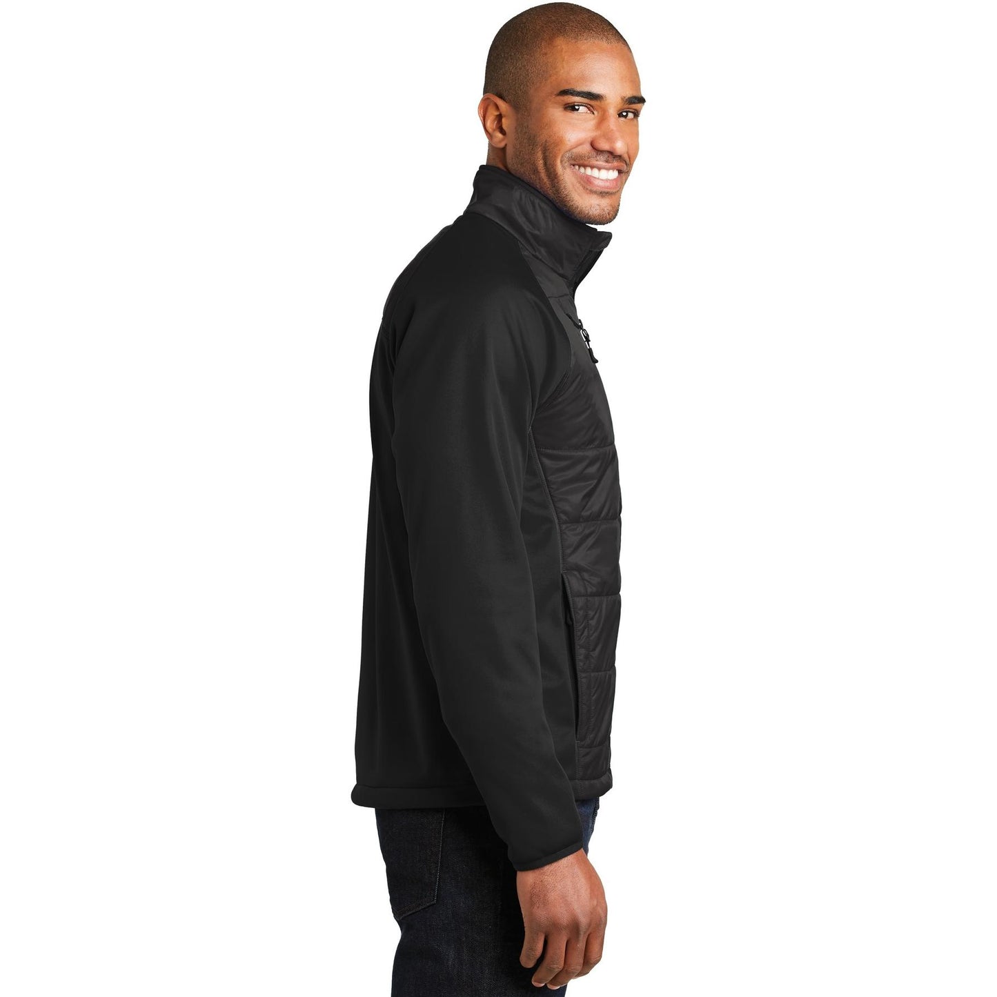 Deep Black Jacket - Port Authority - Water-Resistant
