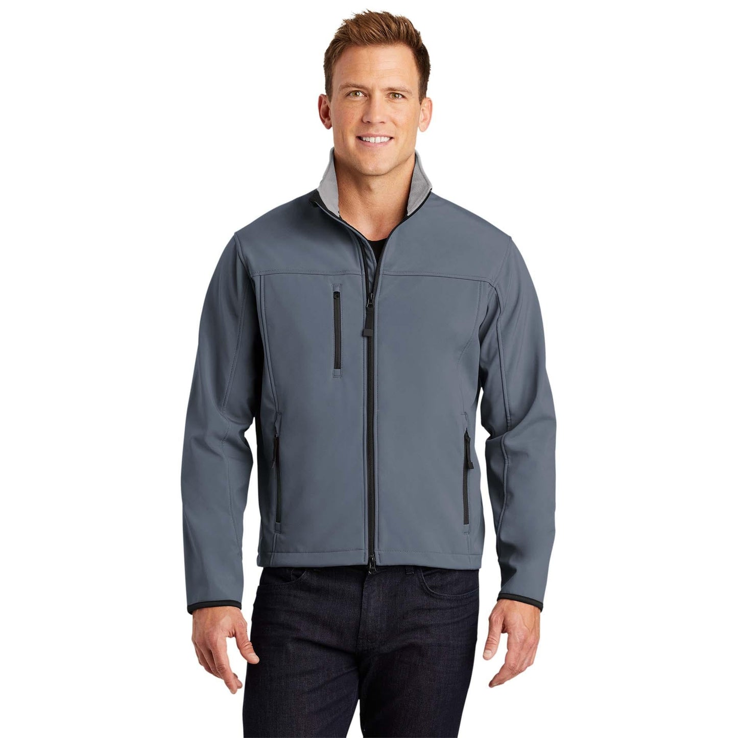 Black/Chrome Jacket - Port Authority - Functional Style