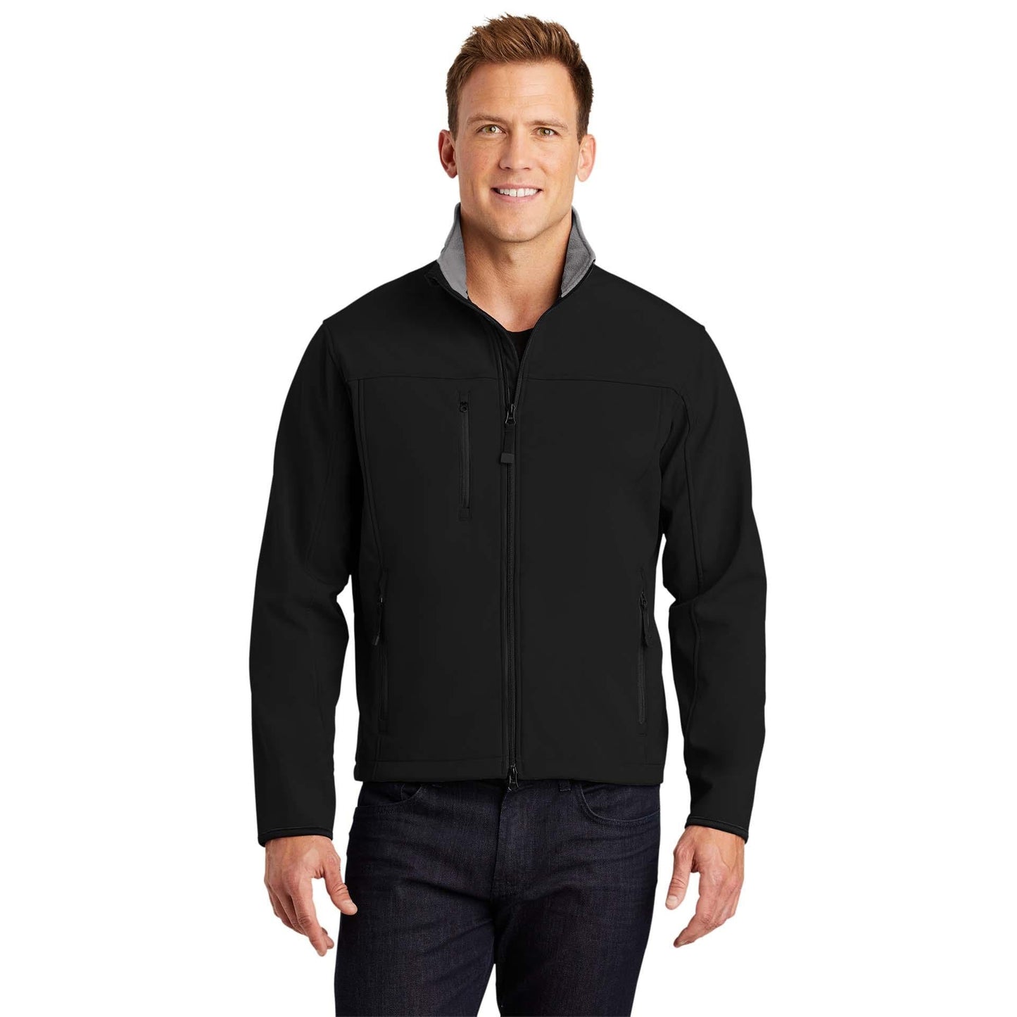 Black/Chrome Jacket - Port Authority - Functional Style